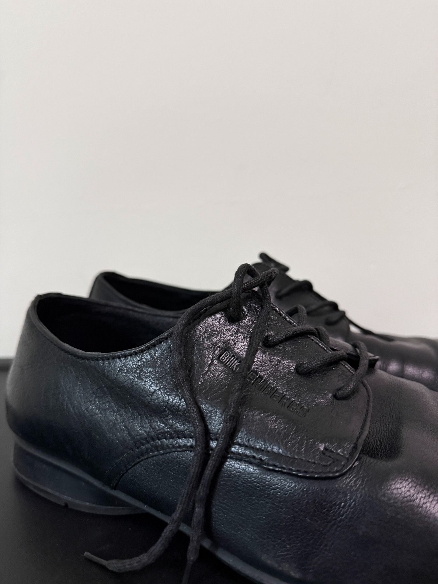 Dirk Bikkembergs Dirk Bikkembergs 90s Black Leather Shoes Size US 8 / EU 41 - 2 Thumbnail