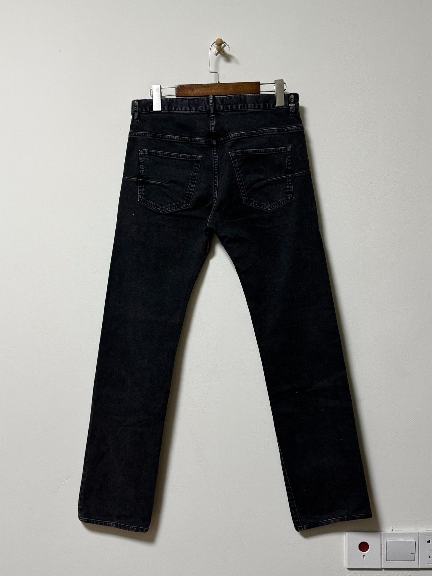Dior Dior Homme Black Denim Jeans Size 30 Size US 30 / EU 46 - 2 Thumbnail