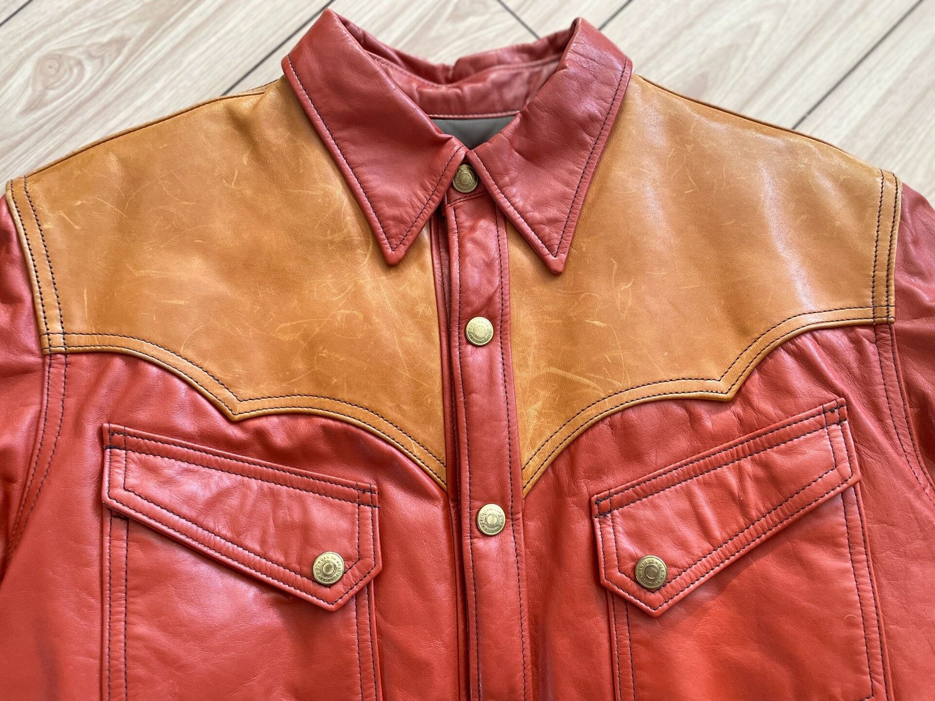 Rainbow Country Rainbow Country California Bear Leather Jacket Size US XXS / EU 40 - 5 Thumbnail