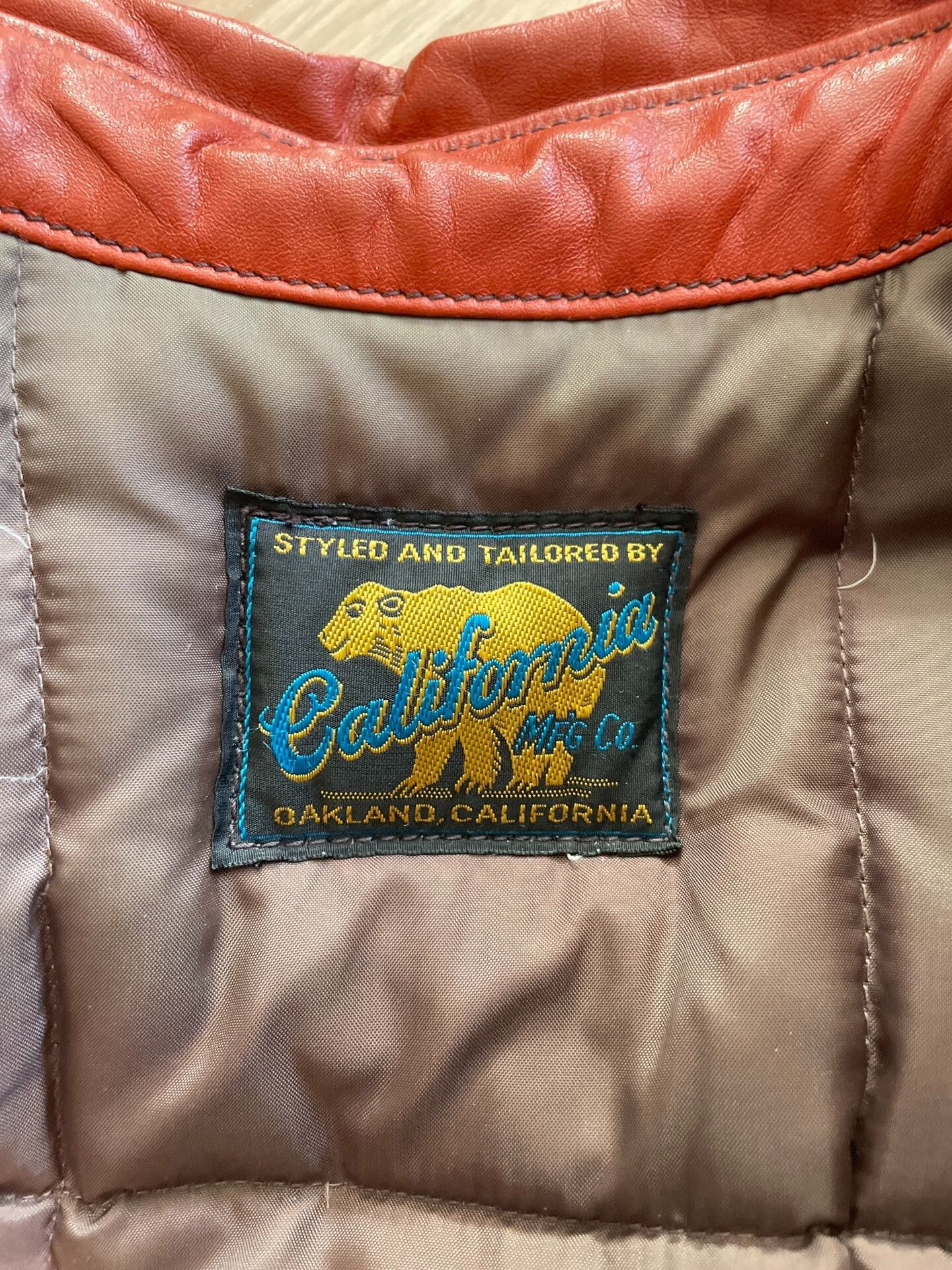 Rainbow Country Rainbow Country California Bear Leather Jacket Size US XXS / EU 40 - 4 Thumbnail