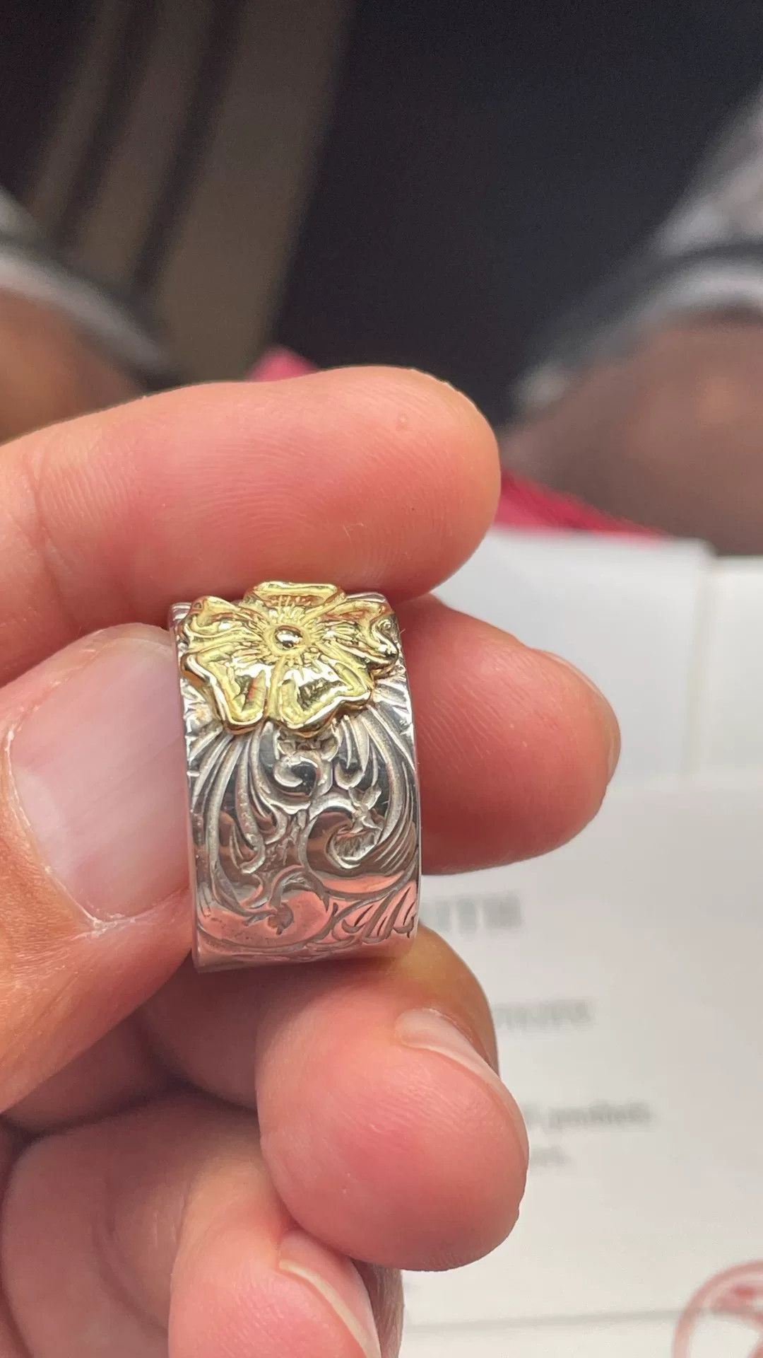 Larry Smith Larry Smith Gold Rose Ring Size ONE SIZE - 3 Thumbnail