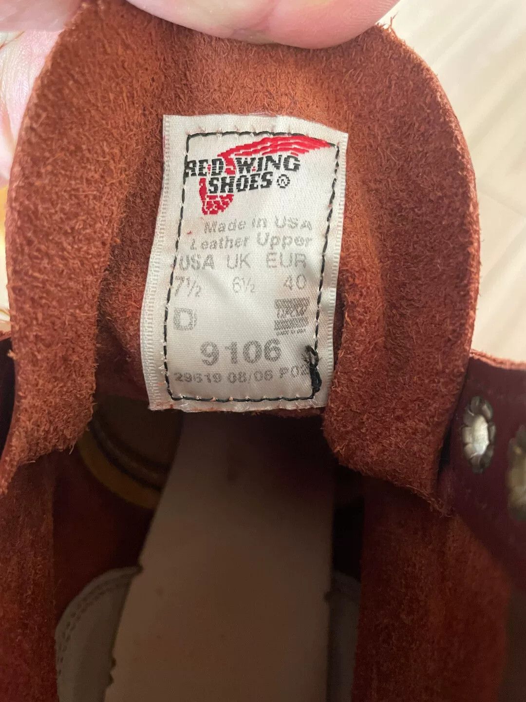 Red Wing Red Wing 9106 Vintage Boots Size US 7.5 / EU 40-41 - 9 Thumbnail