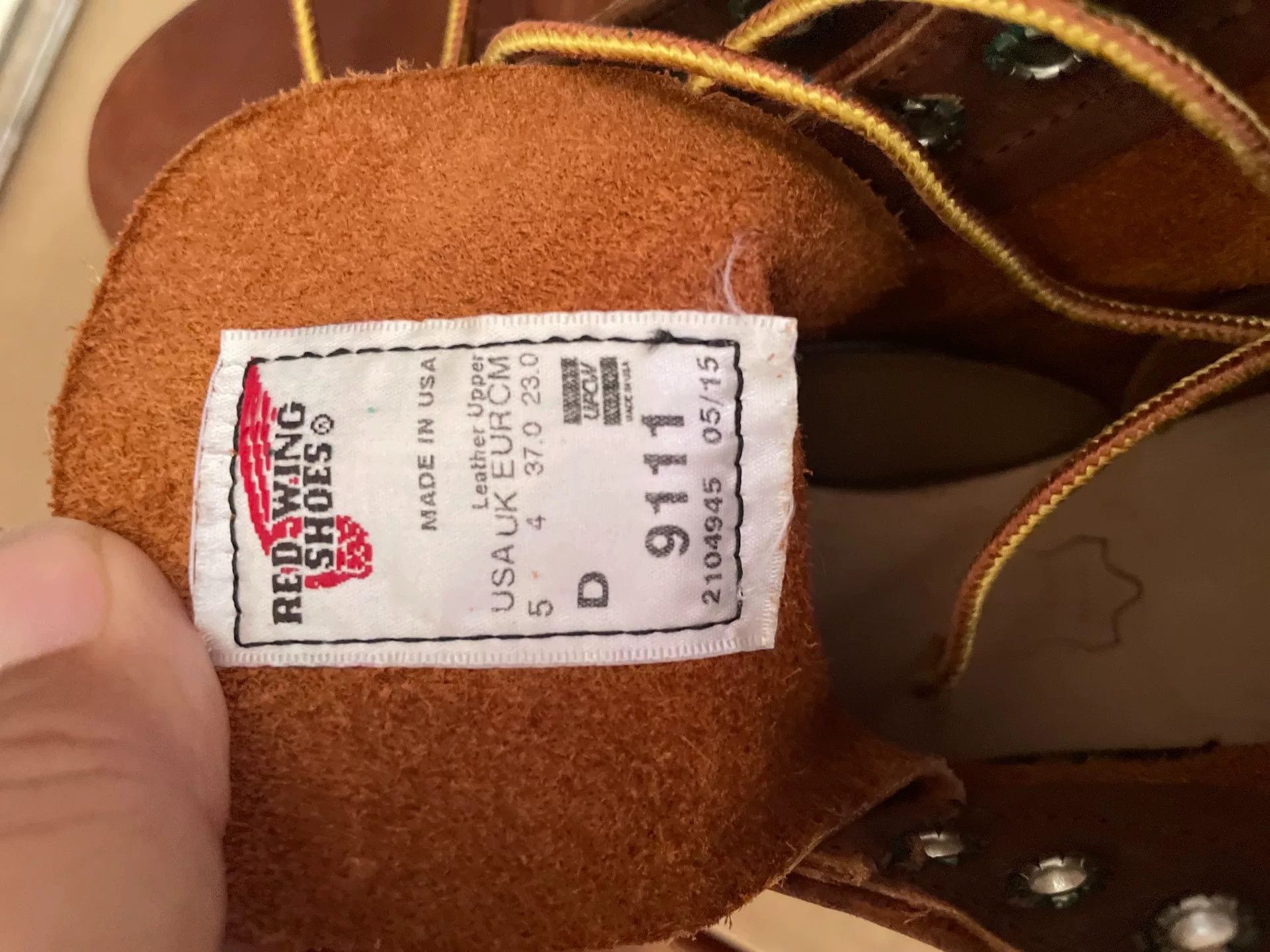 Red Wing Red Wing 9111 Engineer Boots Size US 5 / EU 37 - 7 Thumbnail