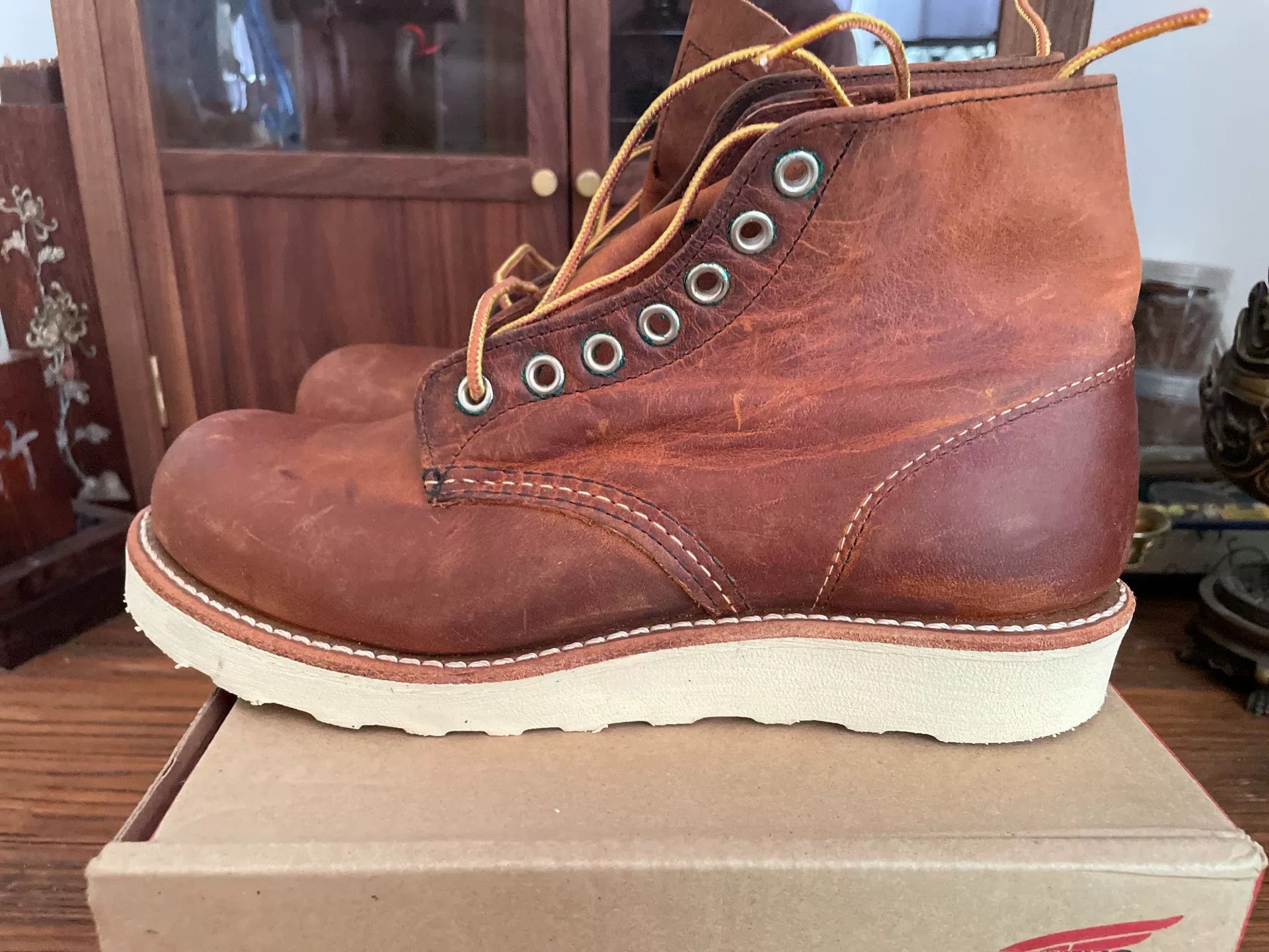 Red Wing Red Wing 9111 Engineer Boots Size US 5 / EU 37 - 4 Thumbnail