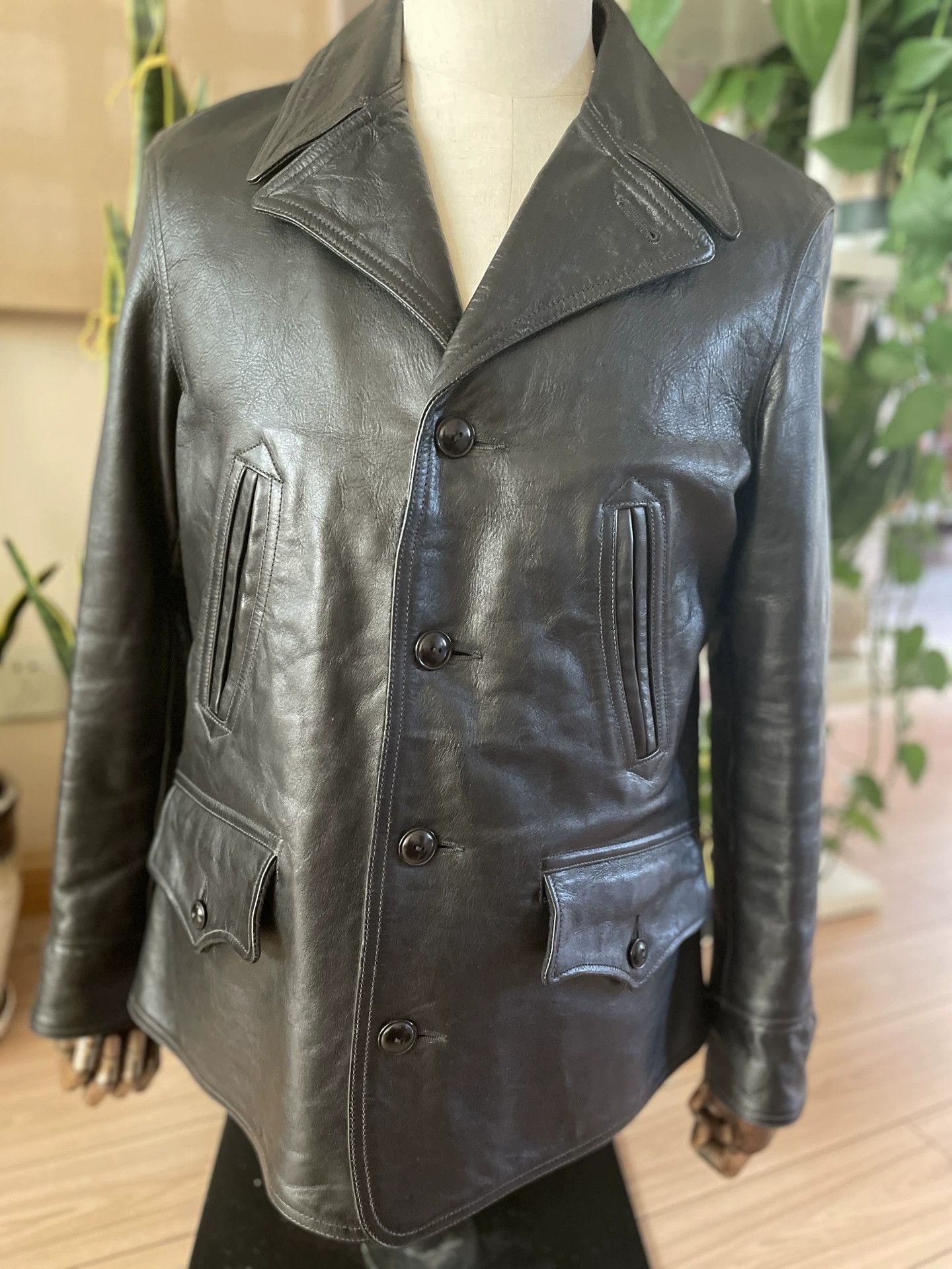 Freewheelers Freewheelers Switchyard Horsehide Jacket Size US XXS / EU 40 - 7 Thumbnail