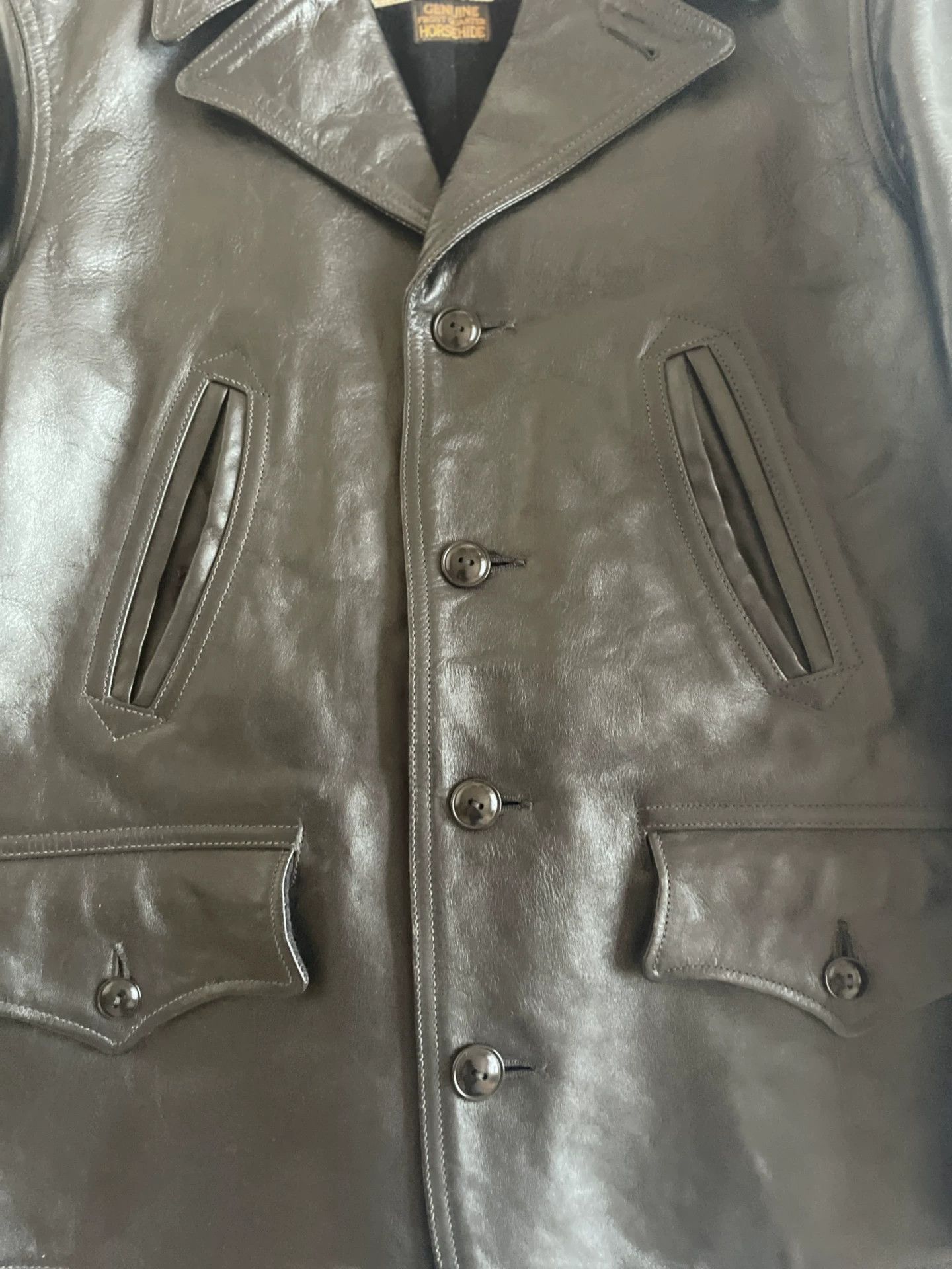 Freewheelers Freewheelers Switchyard Horsehide Jacket Size US XXS / EU 40 - 4 Thumbnail
