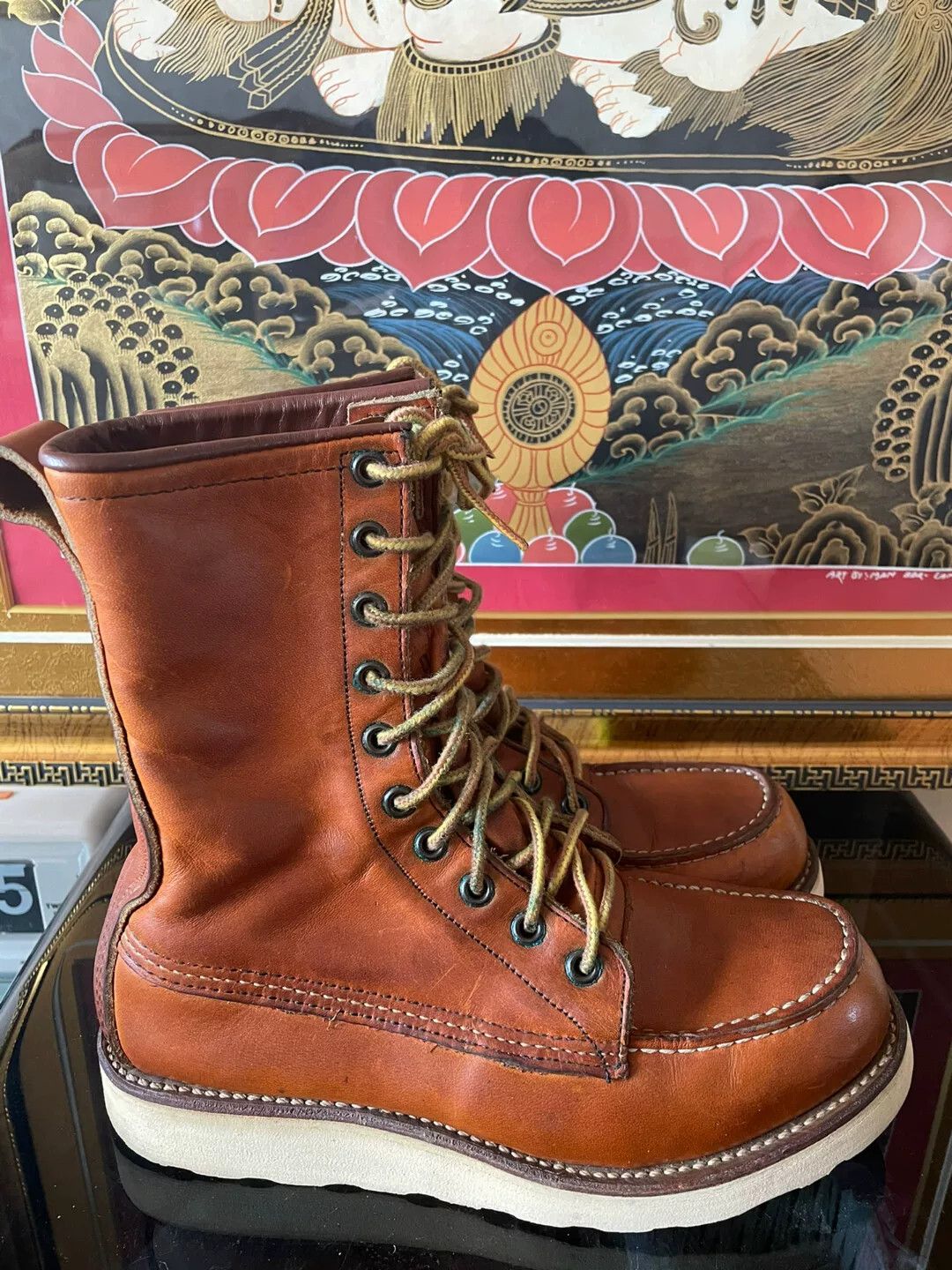 Red Wing Red Wing 877 90s Engineer Boots Size US 5 / EU 37 - 2 Thumbnail