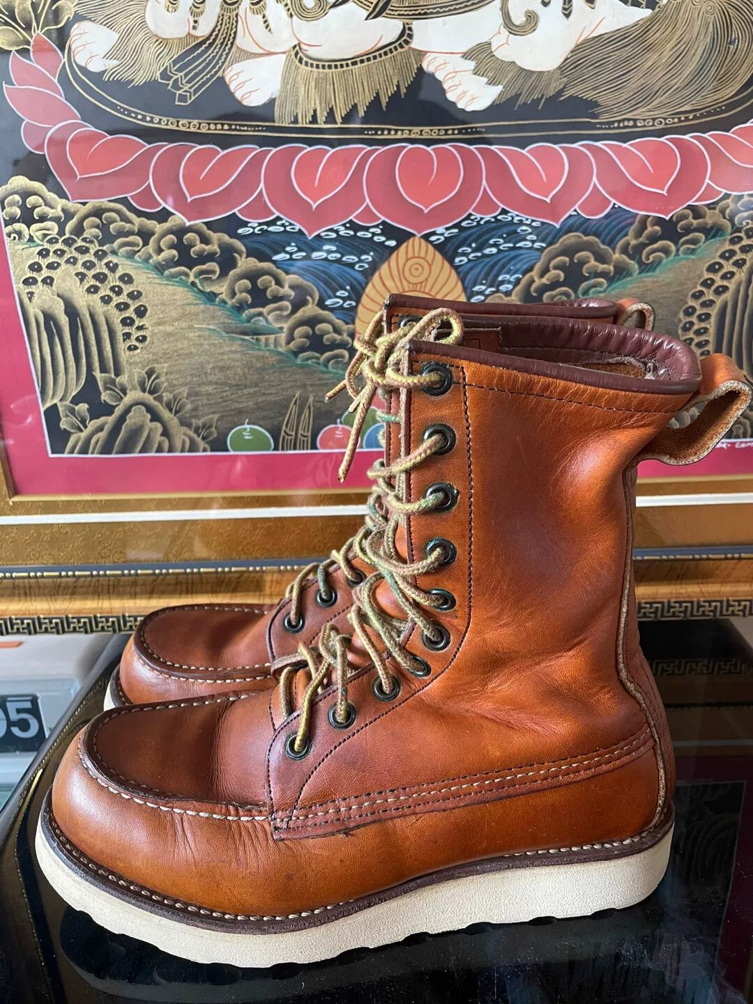 Red Wing Red Wing 877 90s Engineer Boots Size US 5 / EU 37 - 4 Thumbnail