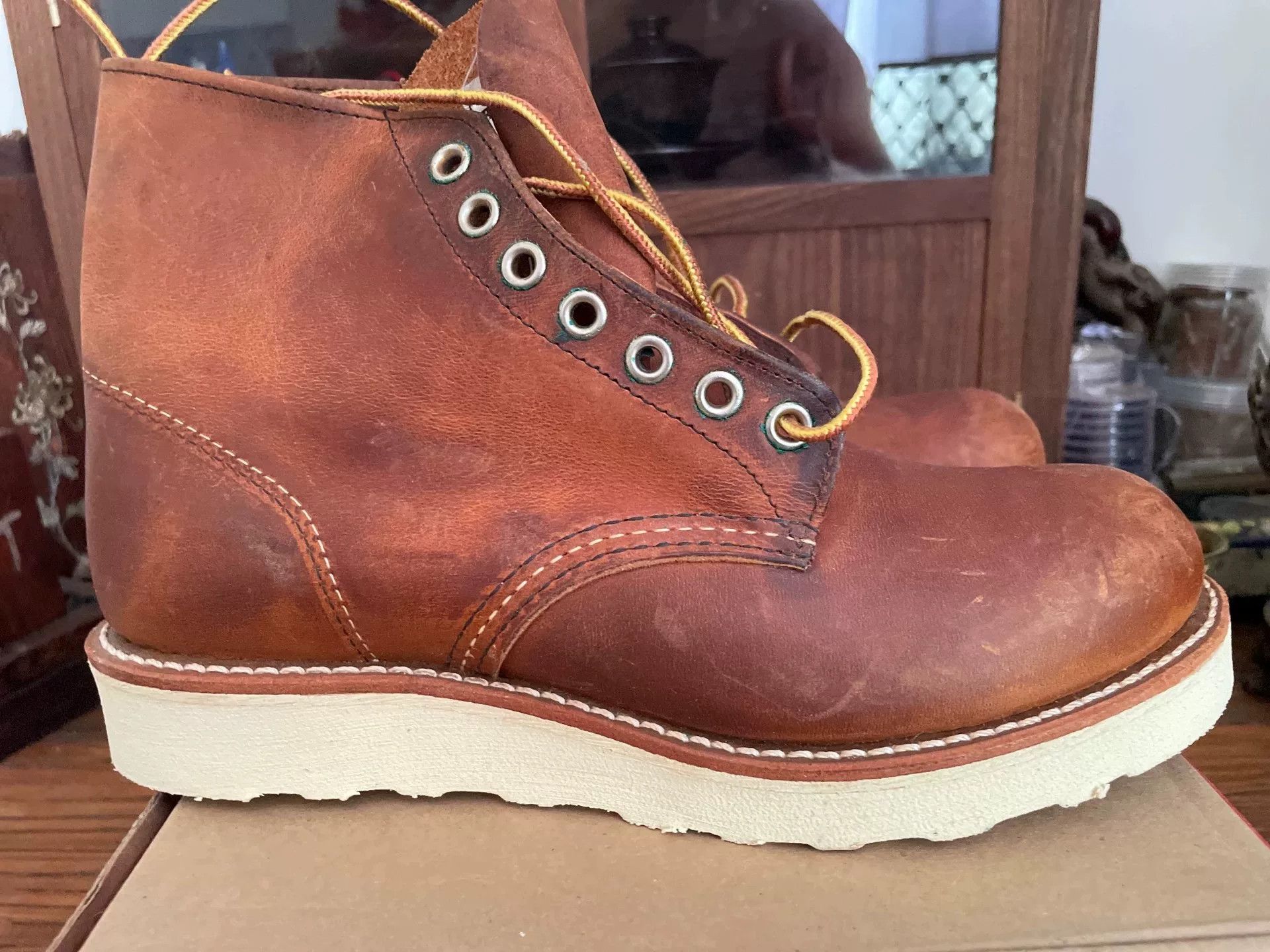Red Wing Red Wing 9111 Engineer Boots Size US 5 / EU 37 - 2 Thumbnail