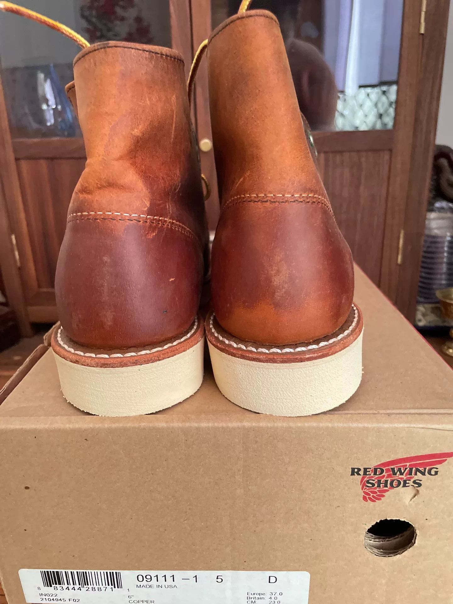 Red Wing Red Wing 9111 Engineer Boots Size US 5 / EU 37 - 3 Thumbnail