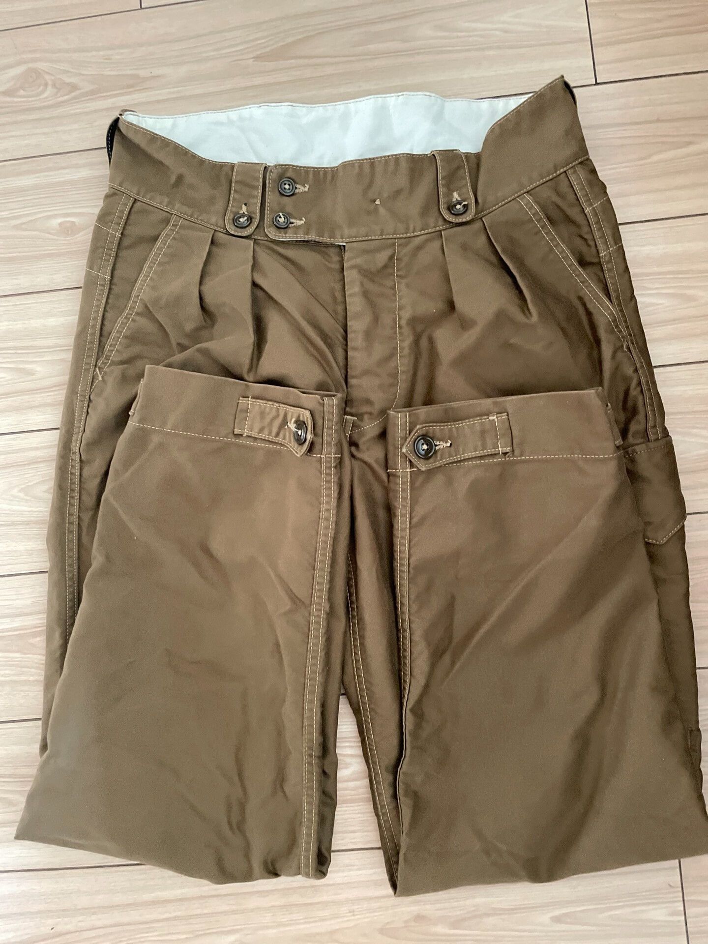 Freewheelers Freewheelers Brown Cargo Shorts Size US 32 / EU 48 - 7 Thumbnail