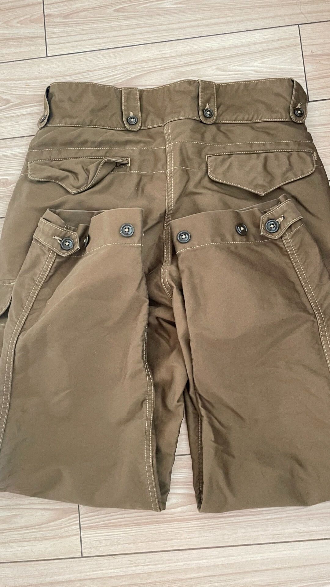 Freewheelers Freewheelers Brown Cargo Shorts Size US 32 / EU 48 - 5 Thumbnail