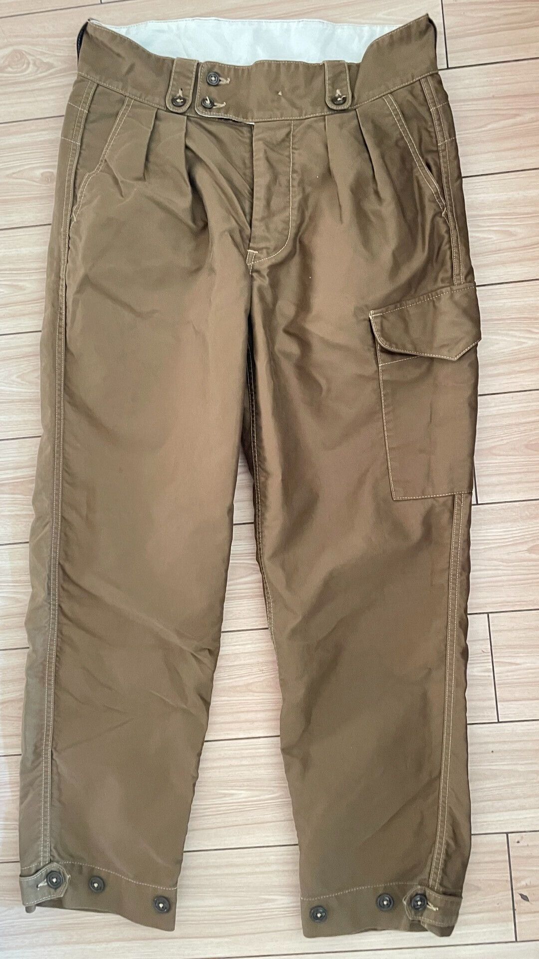 Freewheelers Freewheelers Brown Cargo Shorts Size US 32 / EU 48 - 2 Thumbnail