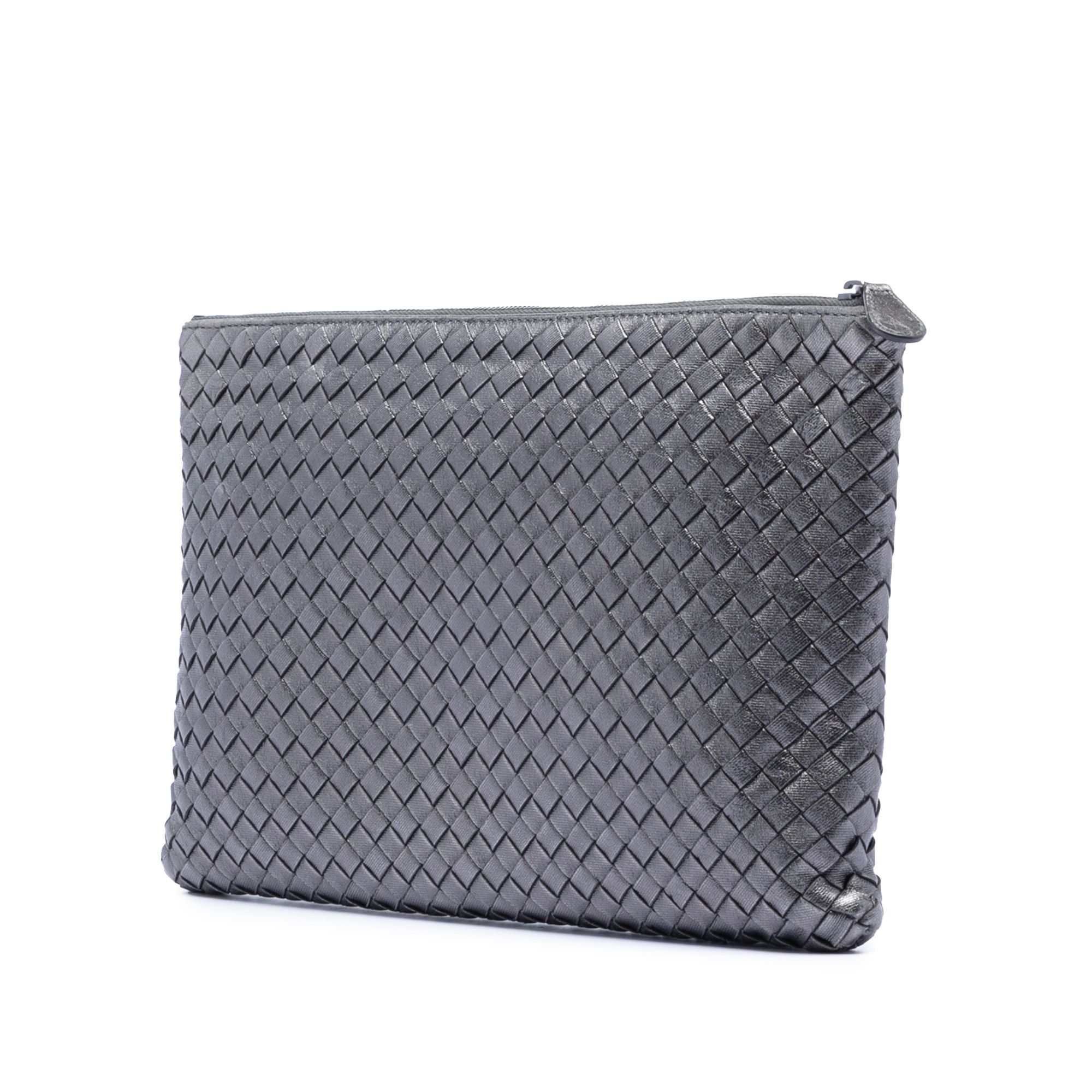 Bottega Veneta Bottega Veneta Metallic Nappa Intrecciato Clutch Size ONE SIZE - 2 Thumbnail