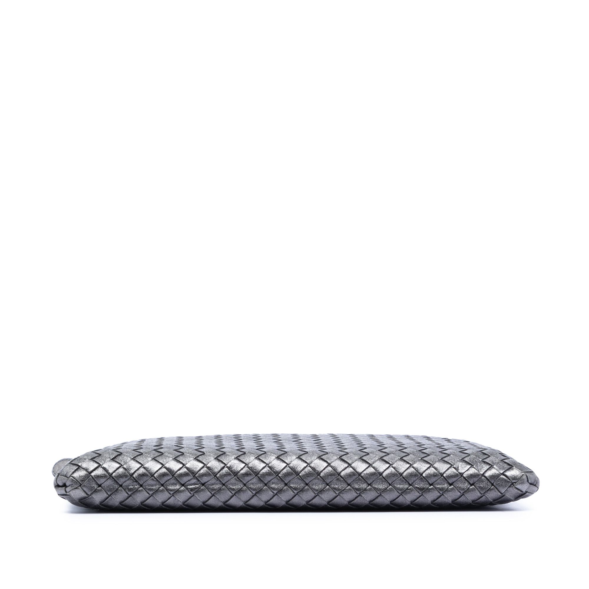 Bottega Veneta Bottega Veneta Metallic Nappa Intrecciato Clutch Size ONE SIZE - 3 Thumbnail