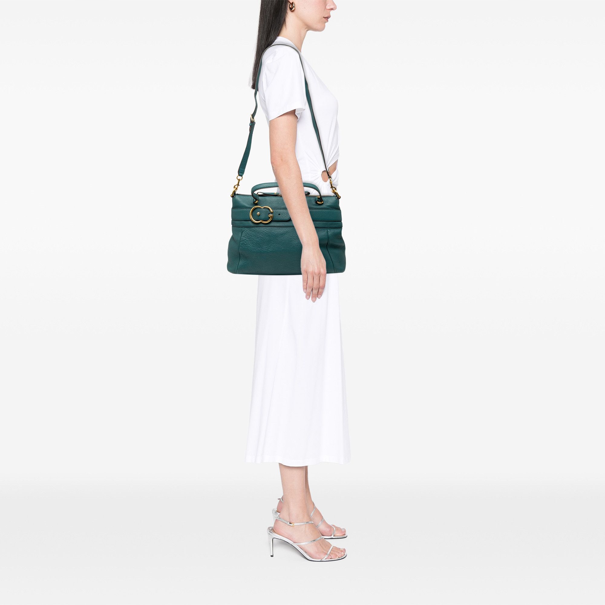 Gucci Gucci Medium Leather Ride Top Handle Bag Size ONE SIZE - 8 Thumbnail
