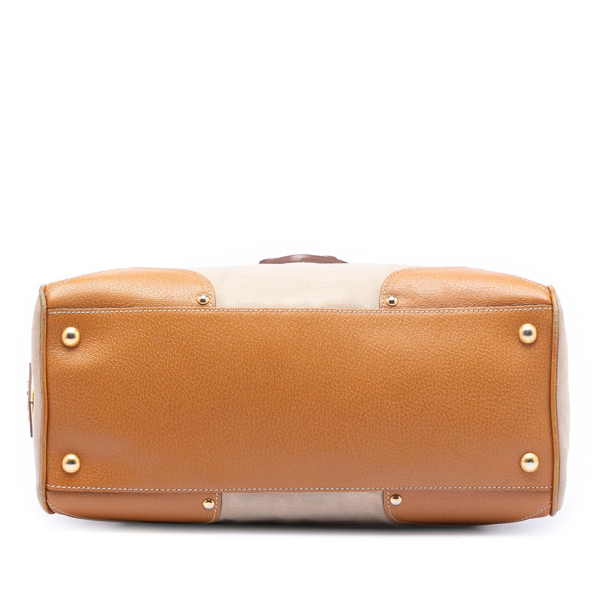 Prada Prada Cinghiale Trimmed Canapa Top Handle Bag Size ONE SIZE - 3 Thumbnail