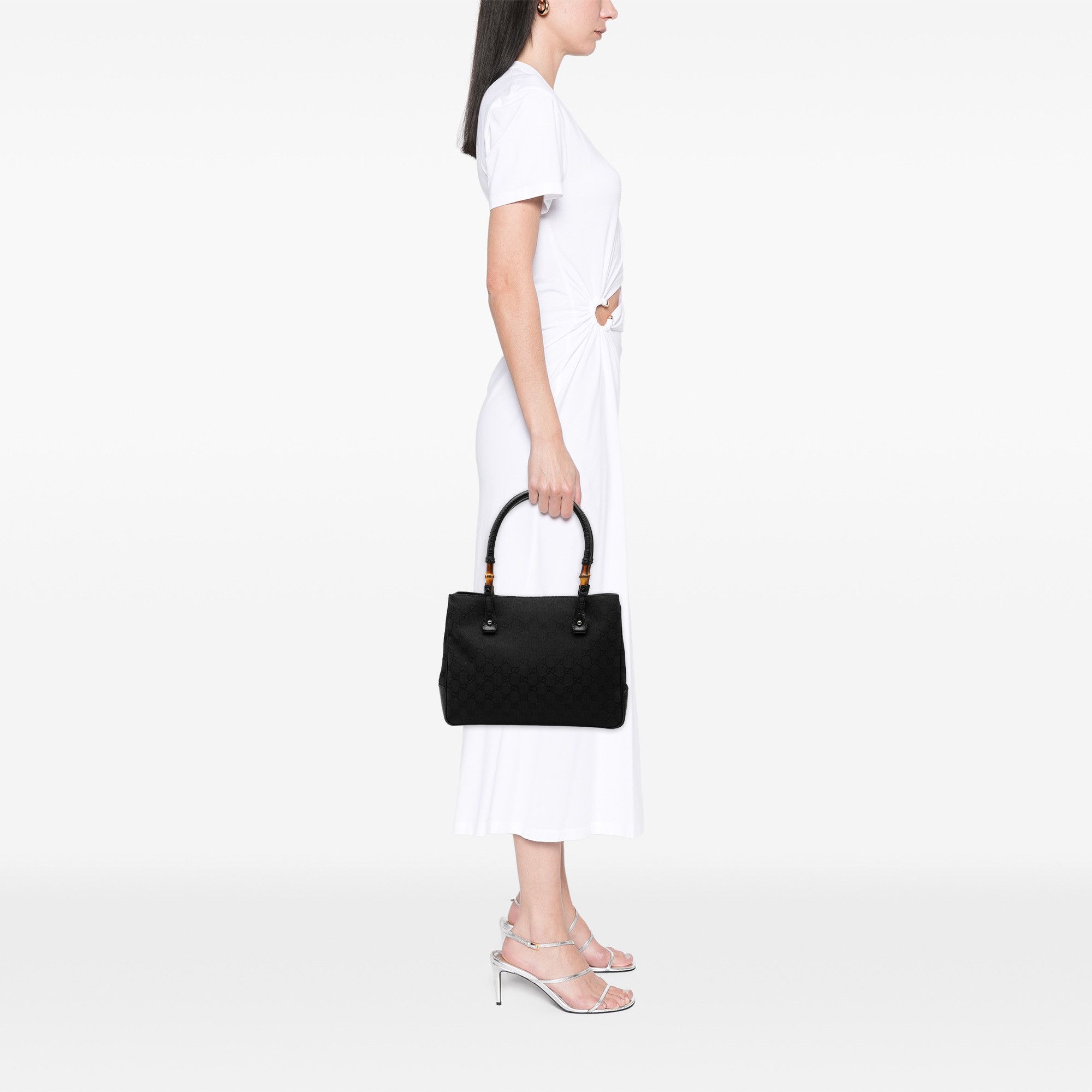 Gucci Gucci GG Canvas Bamboo Tote Size ONE SIZE - 7 Thumbnail