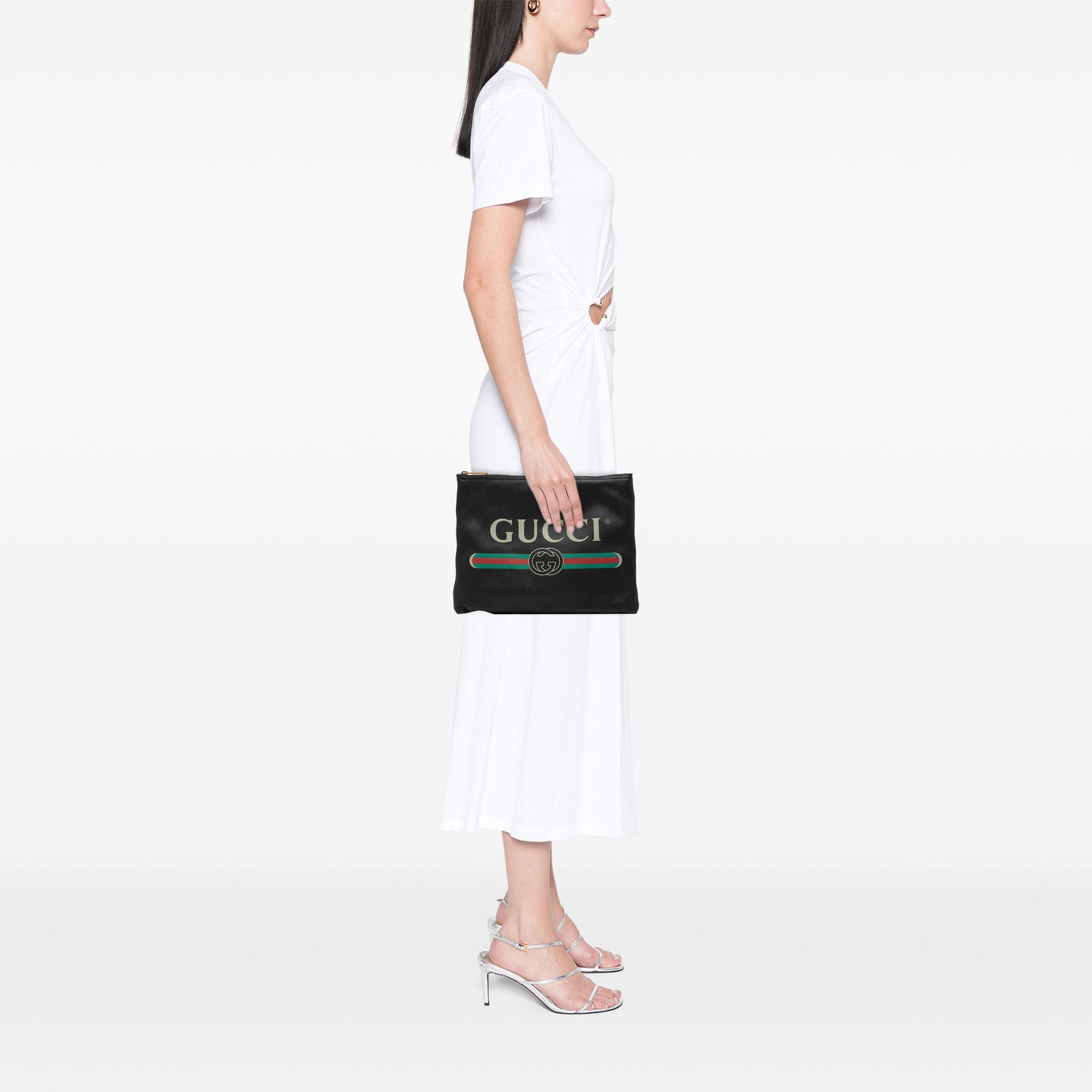 Gucci Gucci Medium Calfskin Logo Portfolio Clutch Size ONE SIZE - 7 Thumbnail