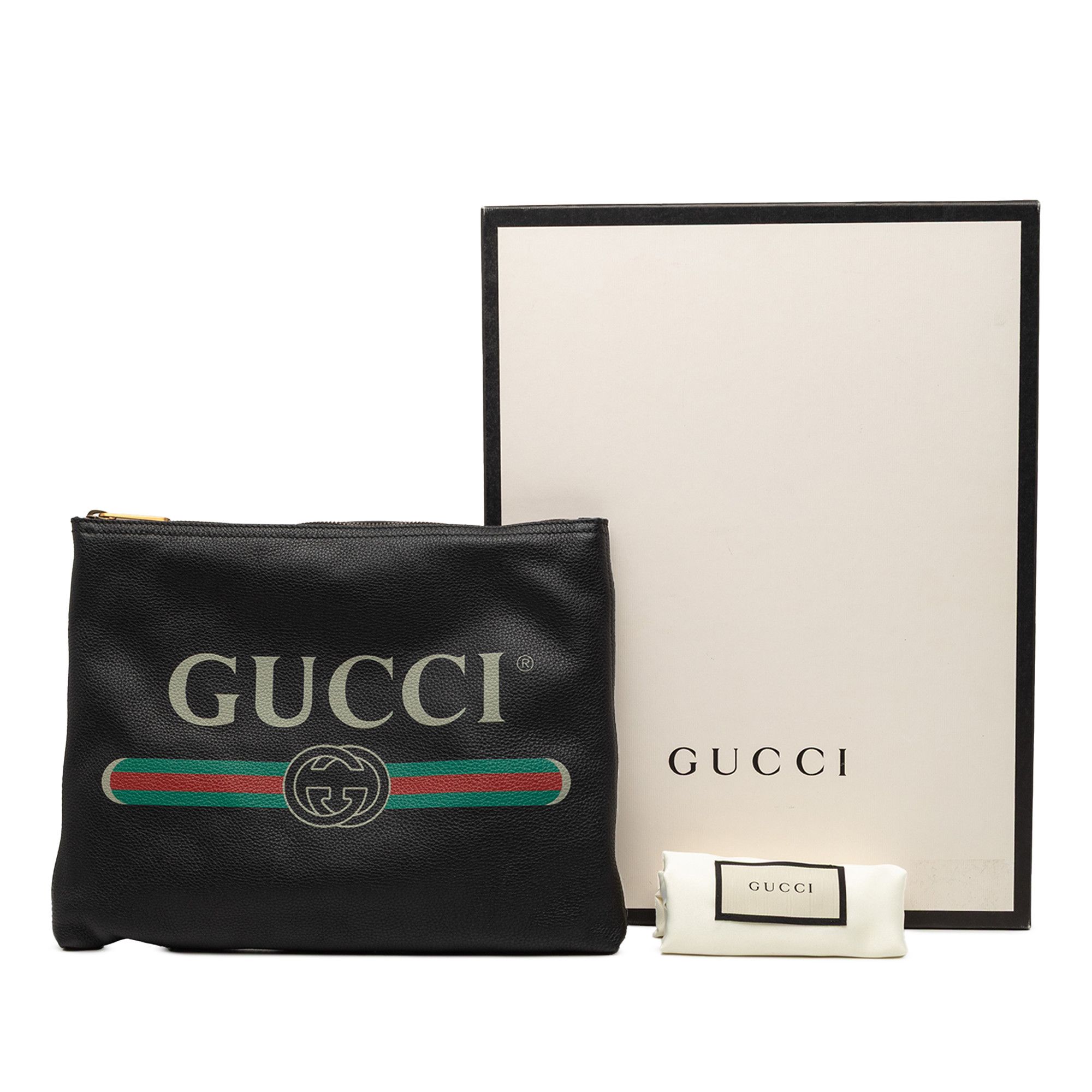 Gucci Gucci Medium Calfskin Logo Portfolio Clutch Size ONE SIZE - 8 Thumbnail