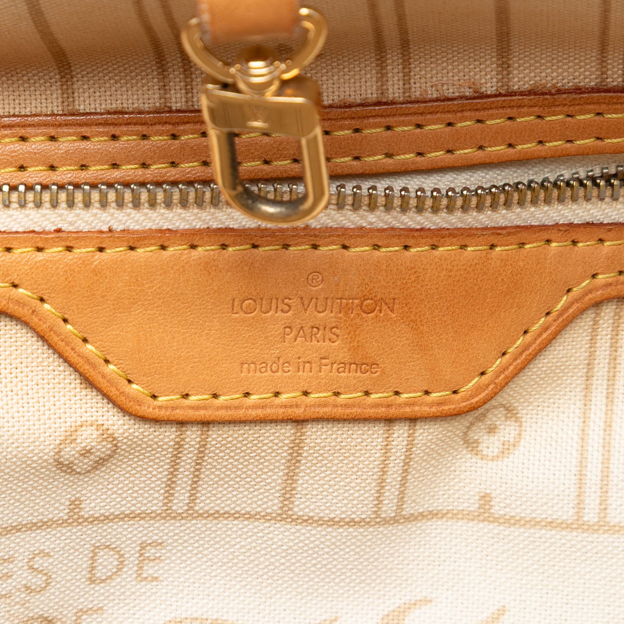 Louis Vuitton Louis Vuitton Damier Azur Neverfull MM Size ONE SIZE - 5 Thumbnail
