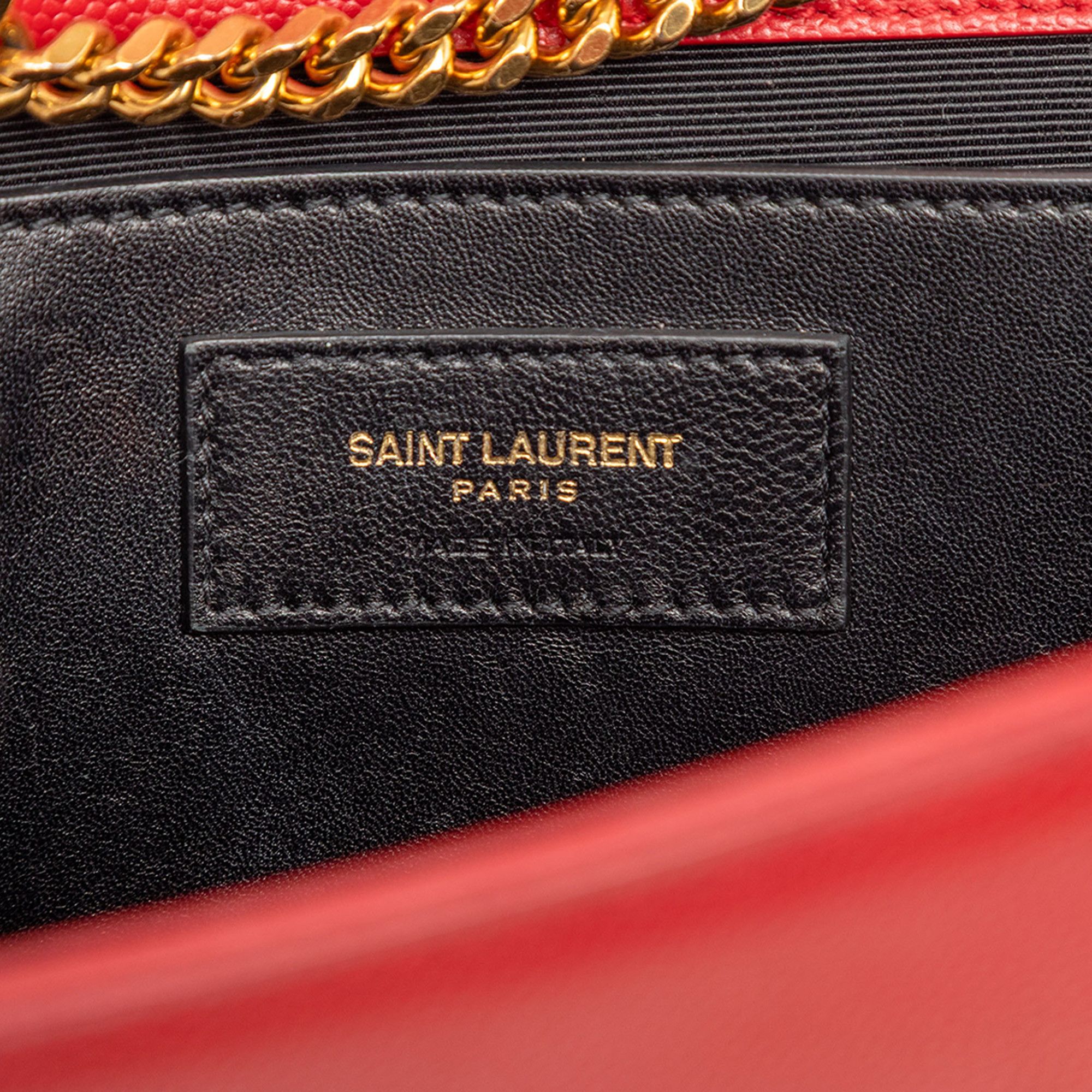 Yves Saint Laurent Yves Saint Laurent Medium Grain De Poudre Monogram Kate Crossbody Size ONE SIZE - 5 Thumbnail