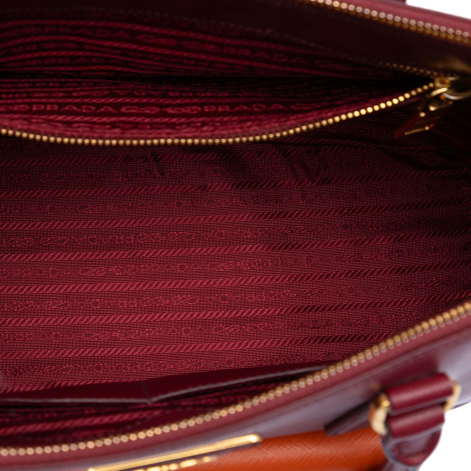 Prada Prada Saffiano Lux Galleria Double Zip Front Pocket Satchel Size ONE SIZE - 4 Thumbnail