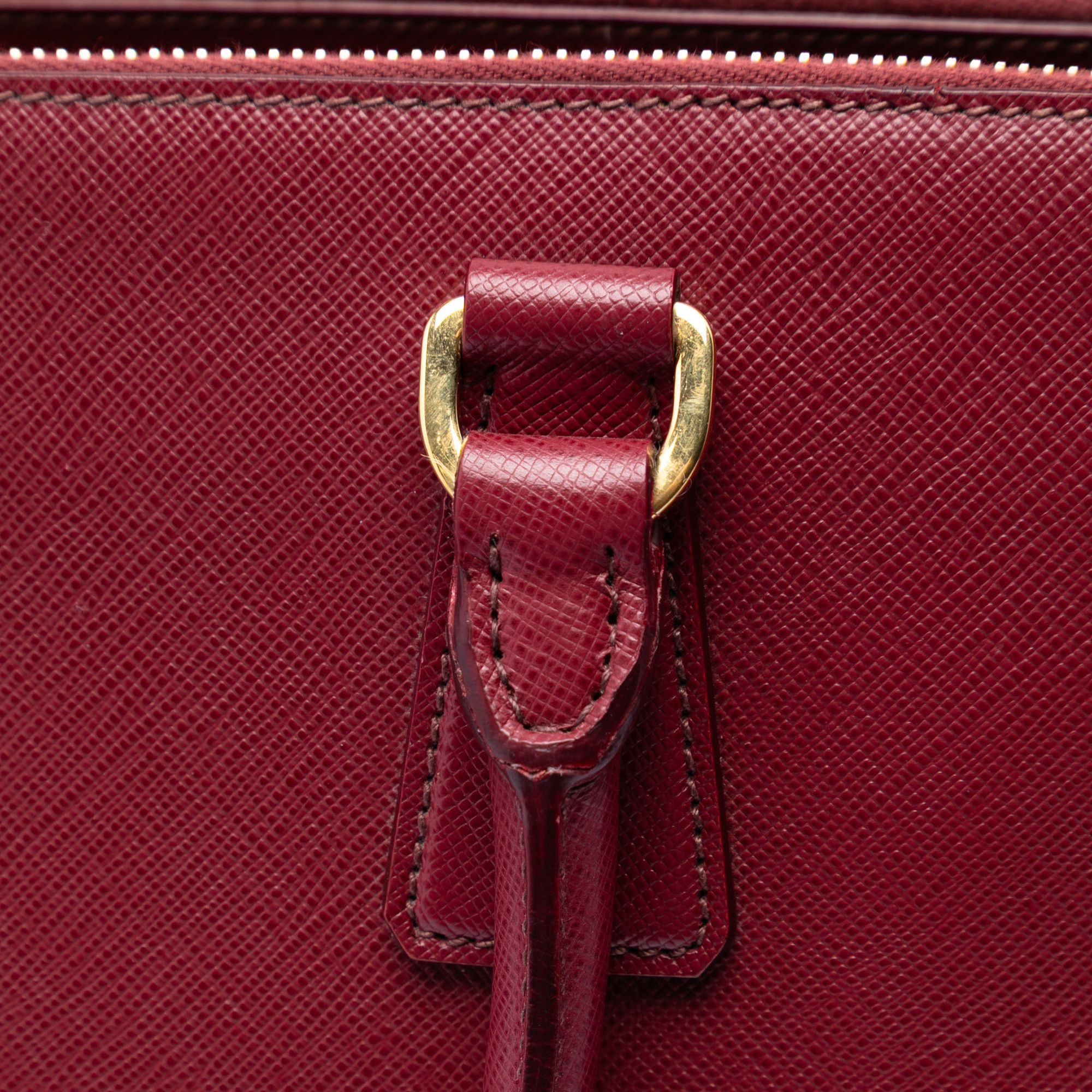 Prada Prada Saffiano Lux Galleria Double Zip Front Pocket Satchel Size ONE SIZE - 6 Thumbnail