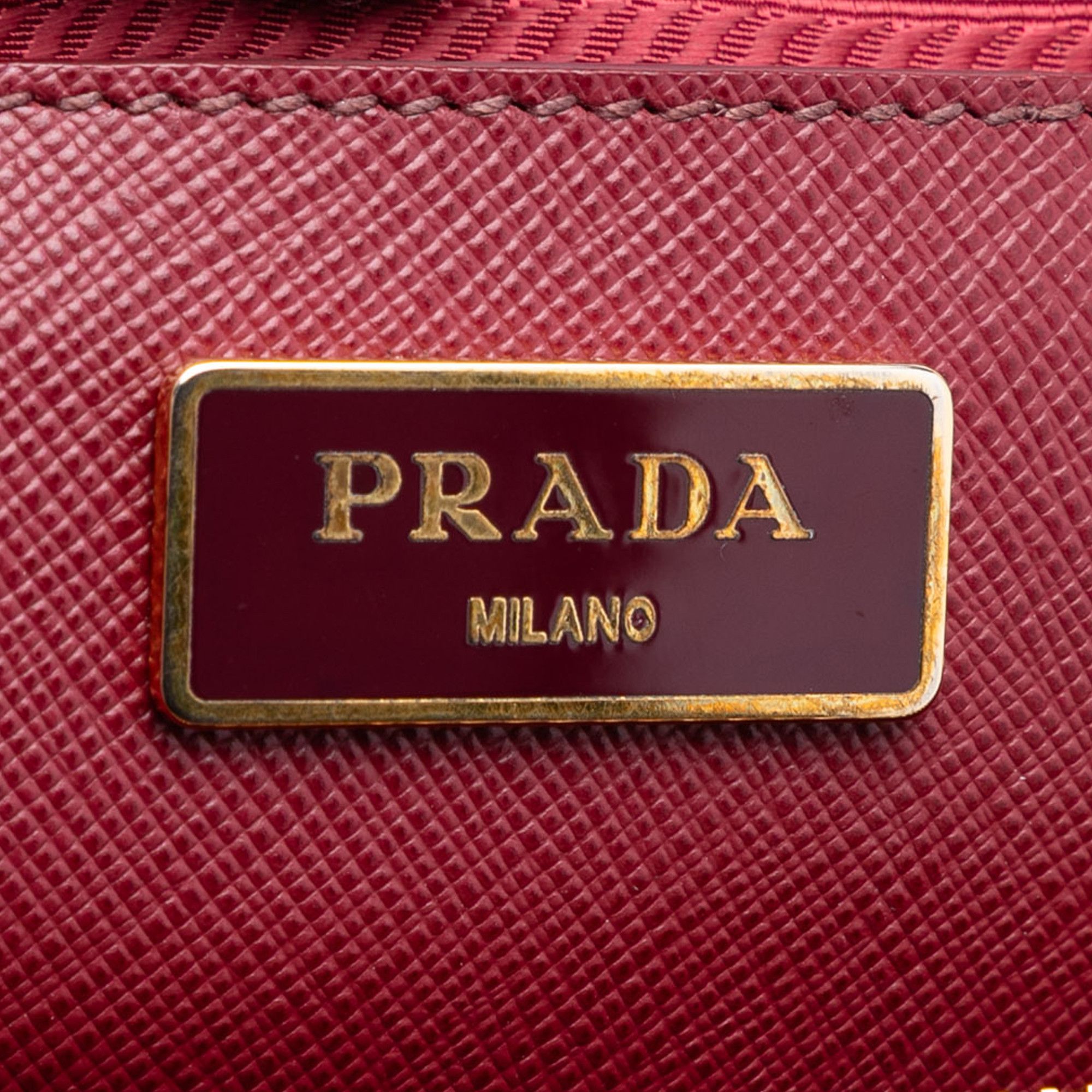 Prada Prada Saffiano Lux Galleria Double Zip Front Pocket Satchel Size ONE SIZE - 5 Thumbnail