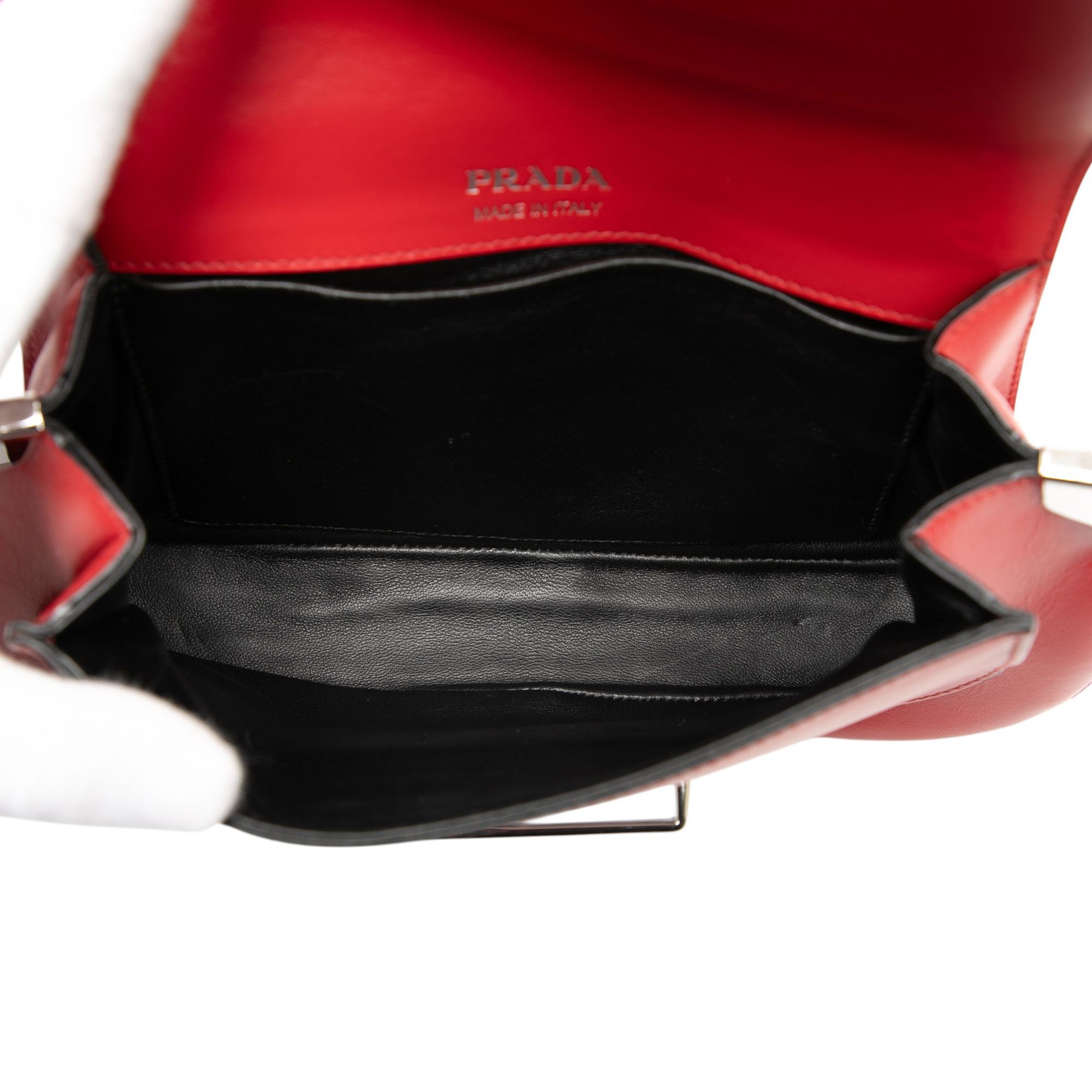 Prada Prada Bicolor City Calf Sidonie Satchel Size ONE SIZE - 4 Thumbnail