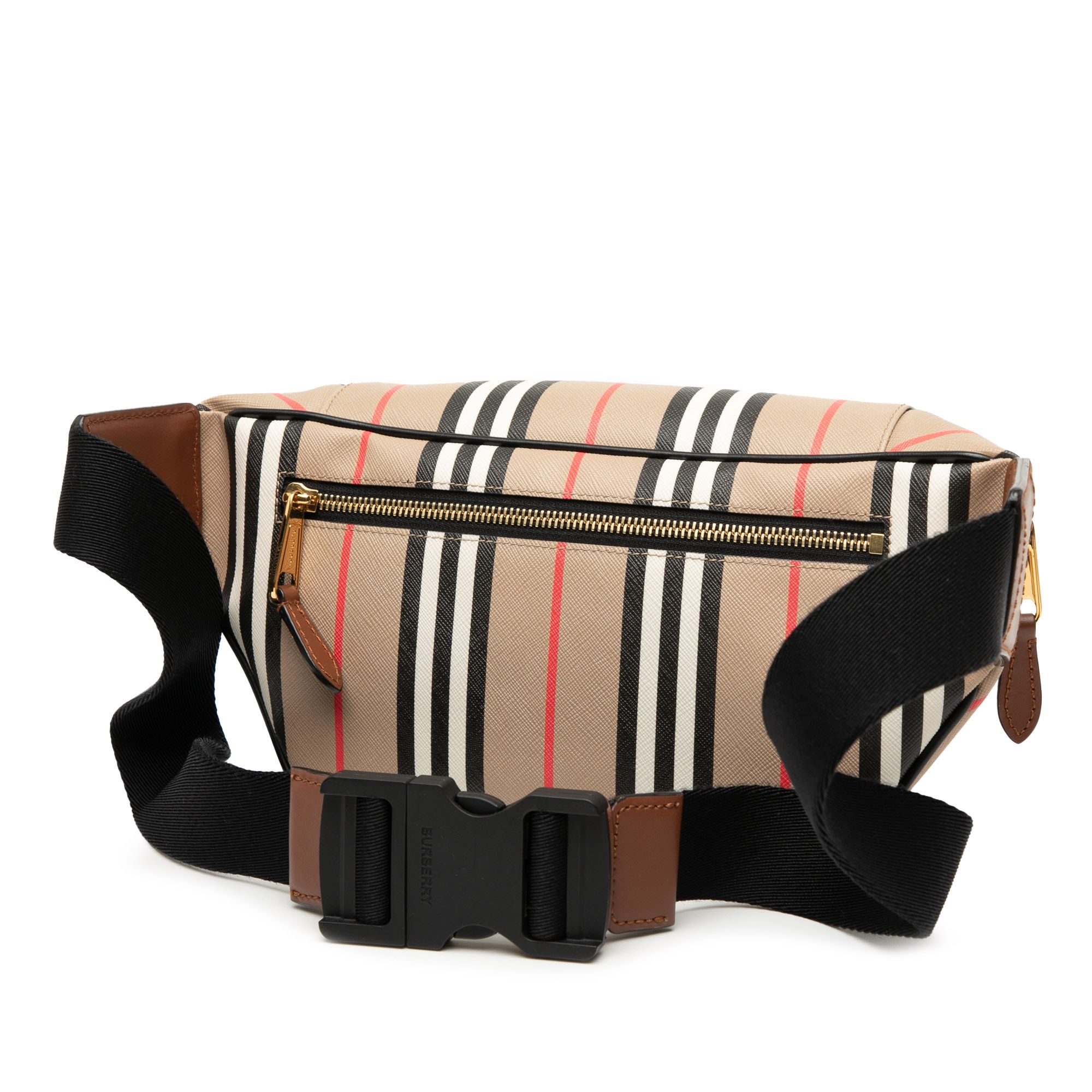 Burberry Burberry Icon Stripe Coated Canvas Sonny Belt Bag Size ONE SIZE - 2 Thumbnail