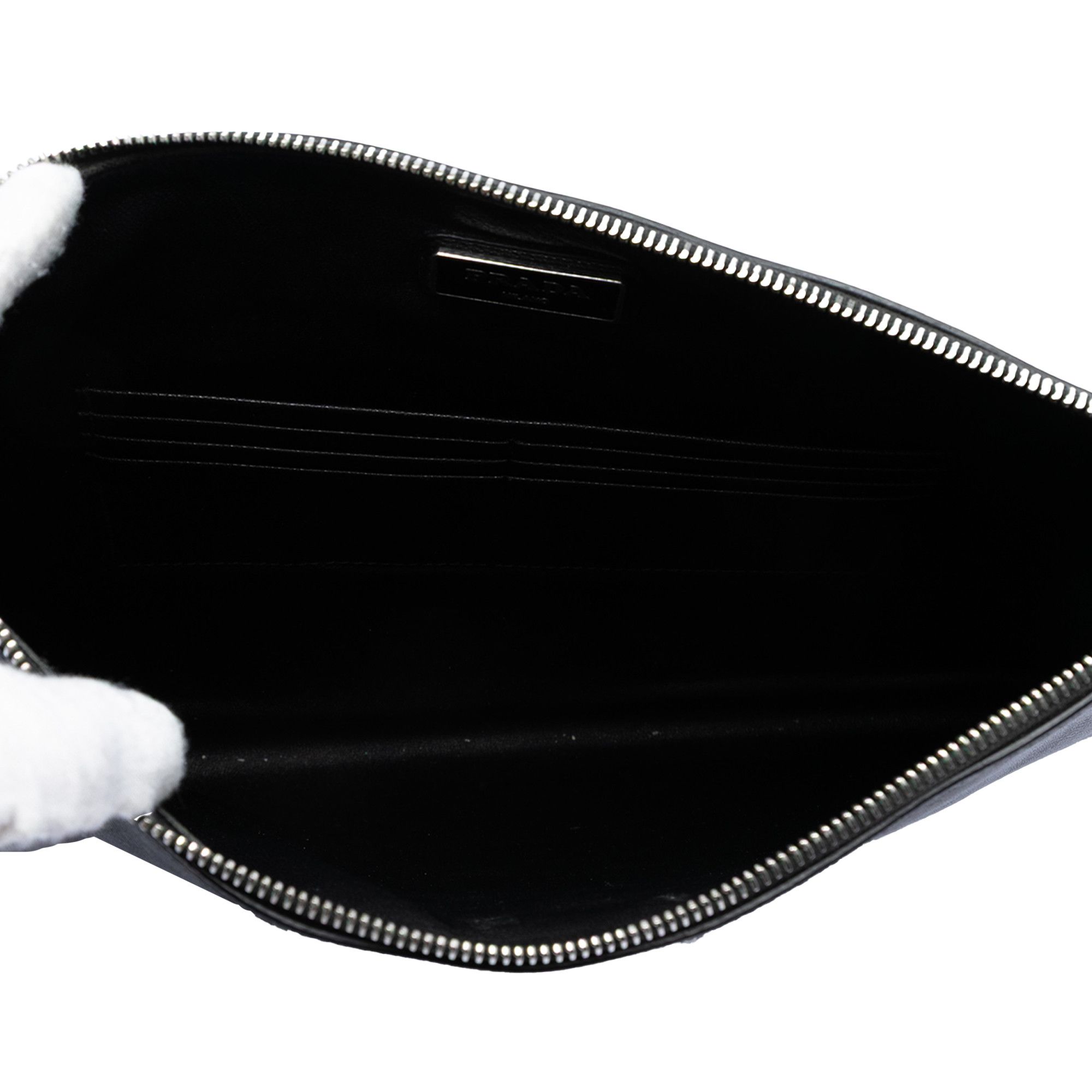 Prada Prada Saffiano Clutch Size ONE SIZE - 4 Thumbnail