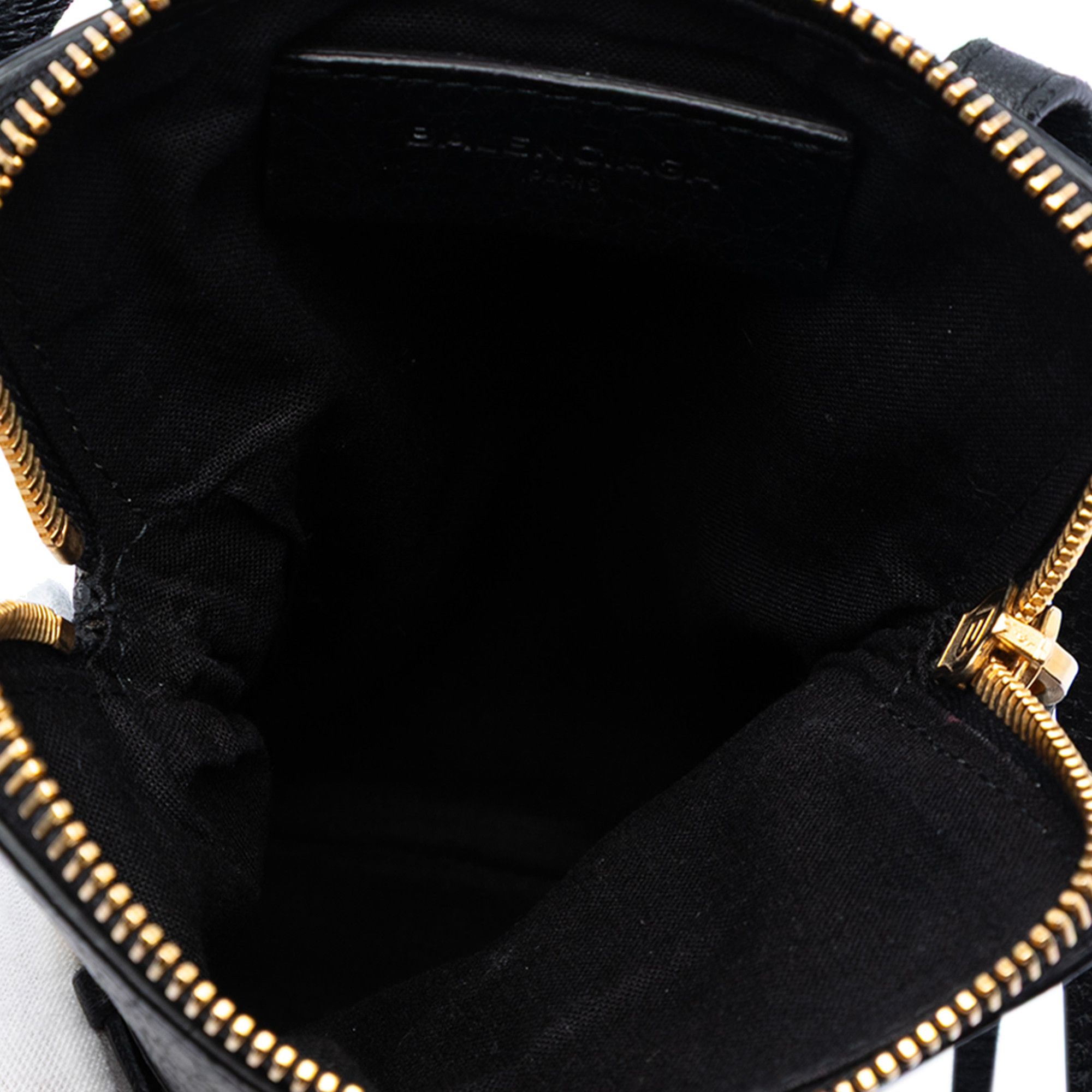 Balenciaga Balenciaga Lambskin Motocross Classic Phone Holder Bag Size ONE SIZE - 4 Thumbnail