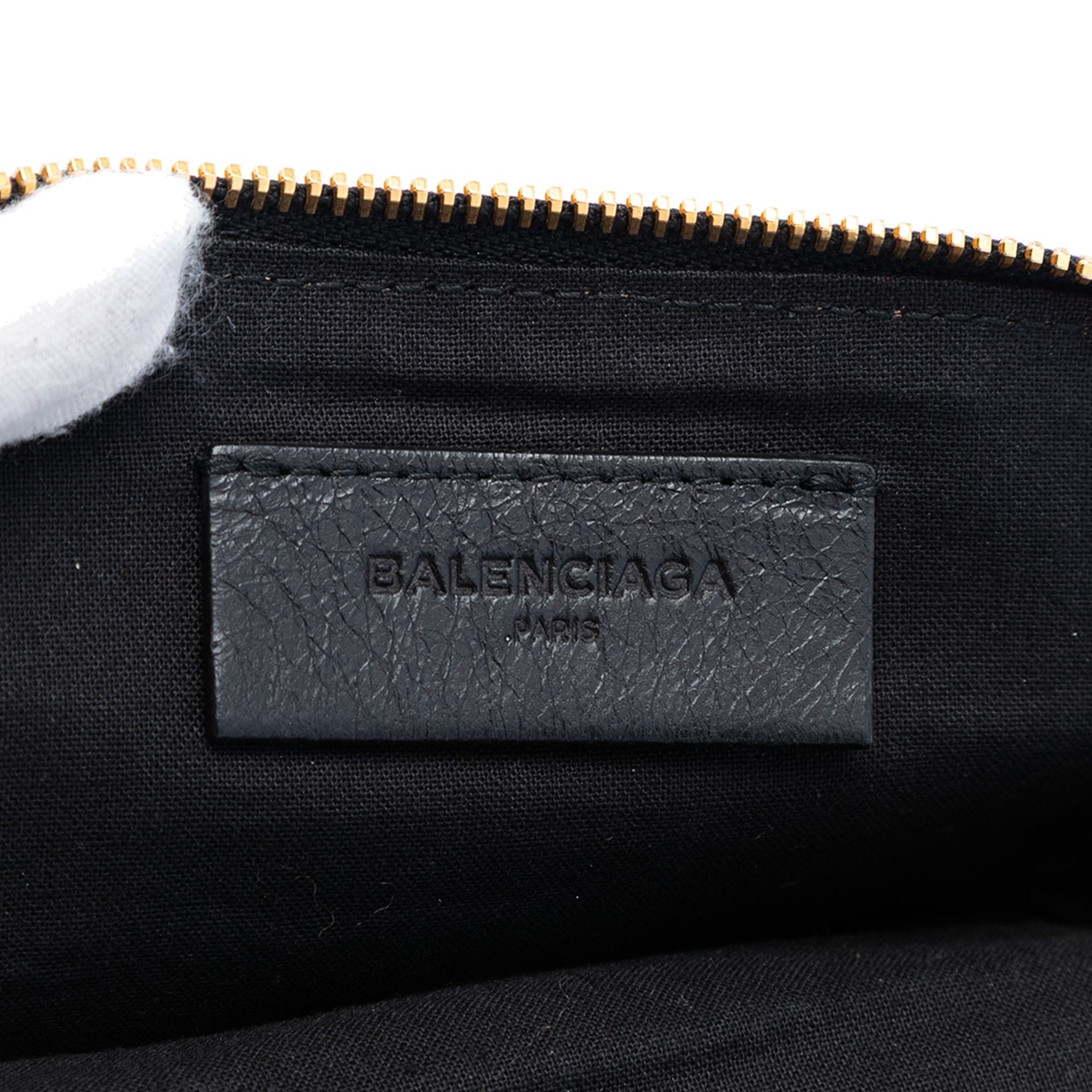 Balenciaga Balenciaga Lambskin Motocross Classic Phone Holder Bag Size ONE SIZE - 5 Thumbnail