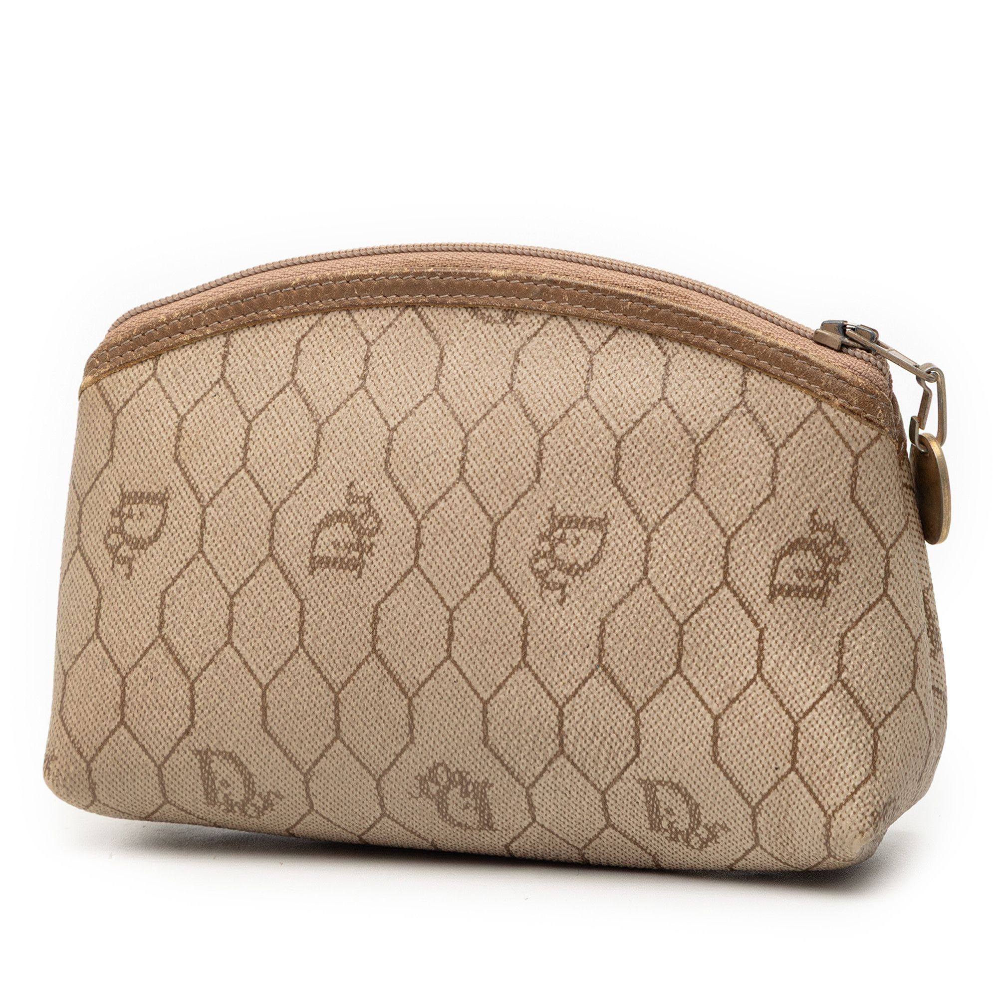 Dior Dior Honeycomb Coated Canvas Cosmetic Pouch Size ONE SIZE - 2 Thumbnail