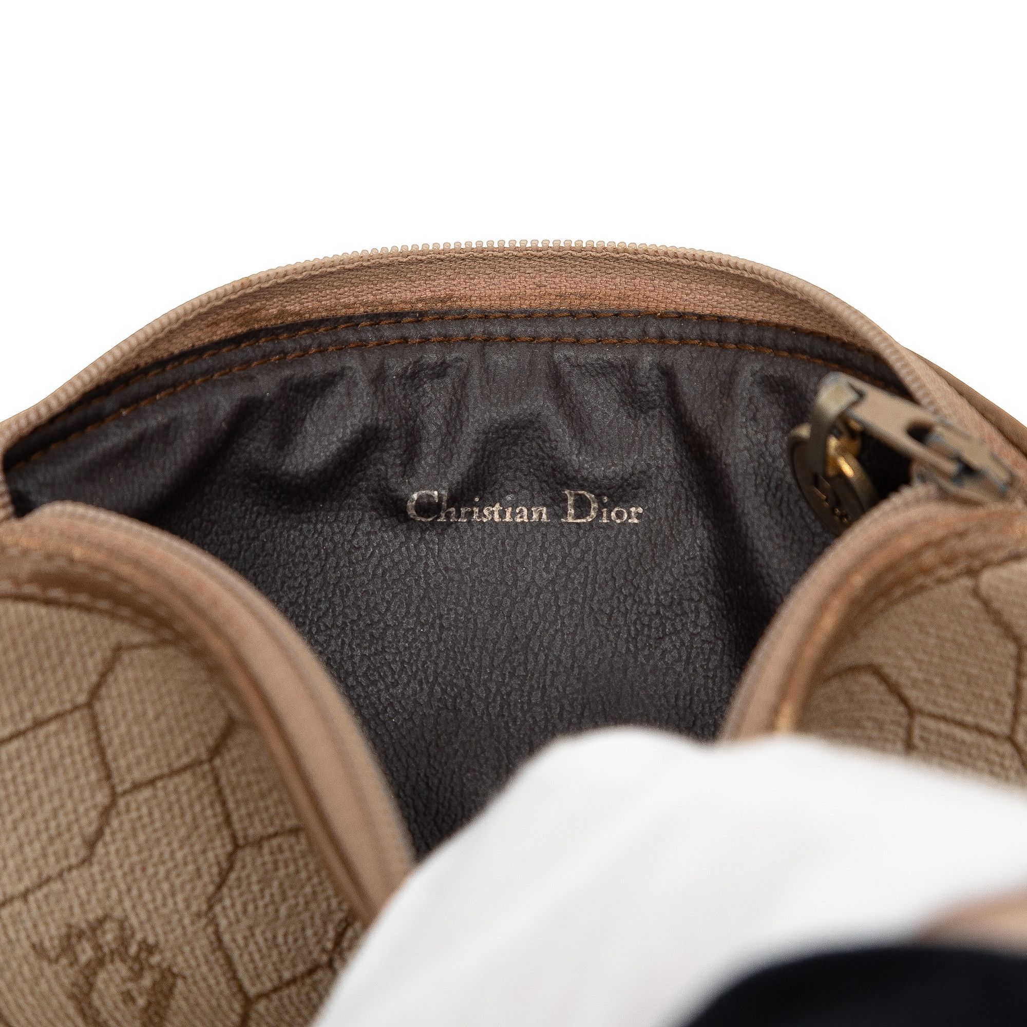 Dior Dior Honeycomb Coated Canvas Cosmetic Pouch Size ONE SIZE - 6 Thumbnail