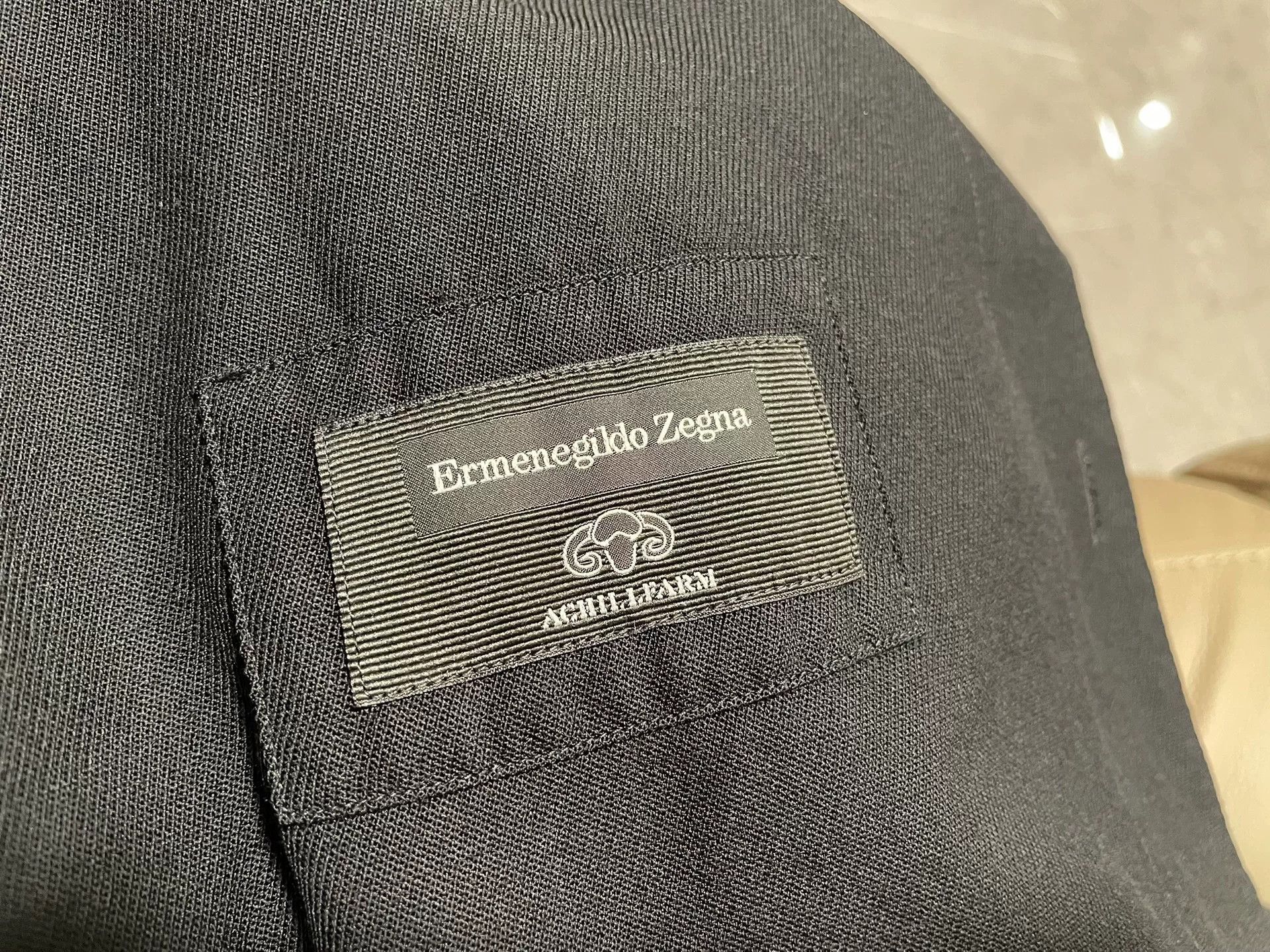 Ermenegildo Zegna Ermenegildo Zegna Men's Wool Jacket Size US S / EU 44-46 / 1 - 5 Thumbnail