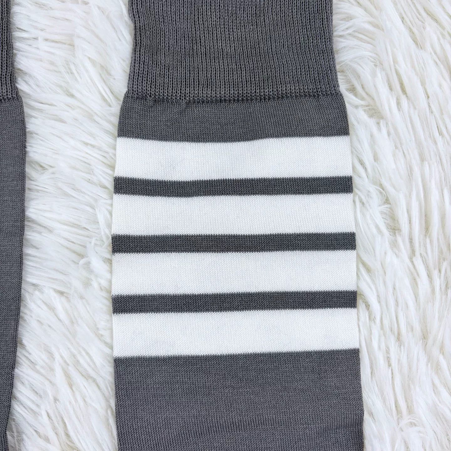 Thom Browne THOM BROWNE S22 Striped Knit Over-Knee Socks Size ONE SIZE - 2 Thumbnail