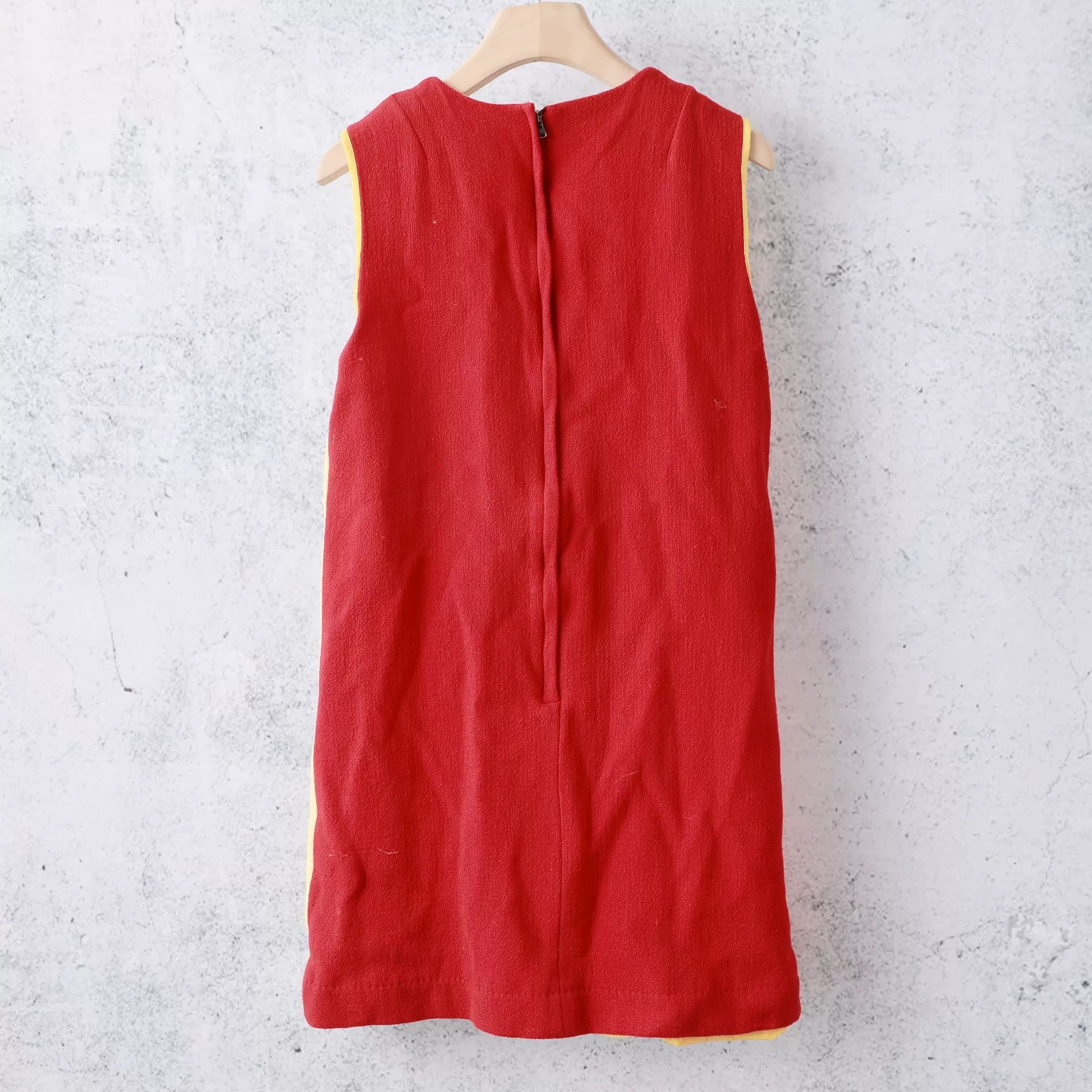 Dolce & Gabbana Dolce & Gabbana Wool Colorblock Sleeveless Dress Size L / US 10 / IT 46 - 2 Thumbnail