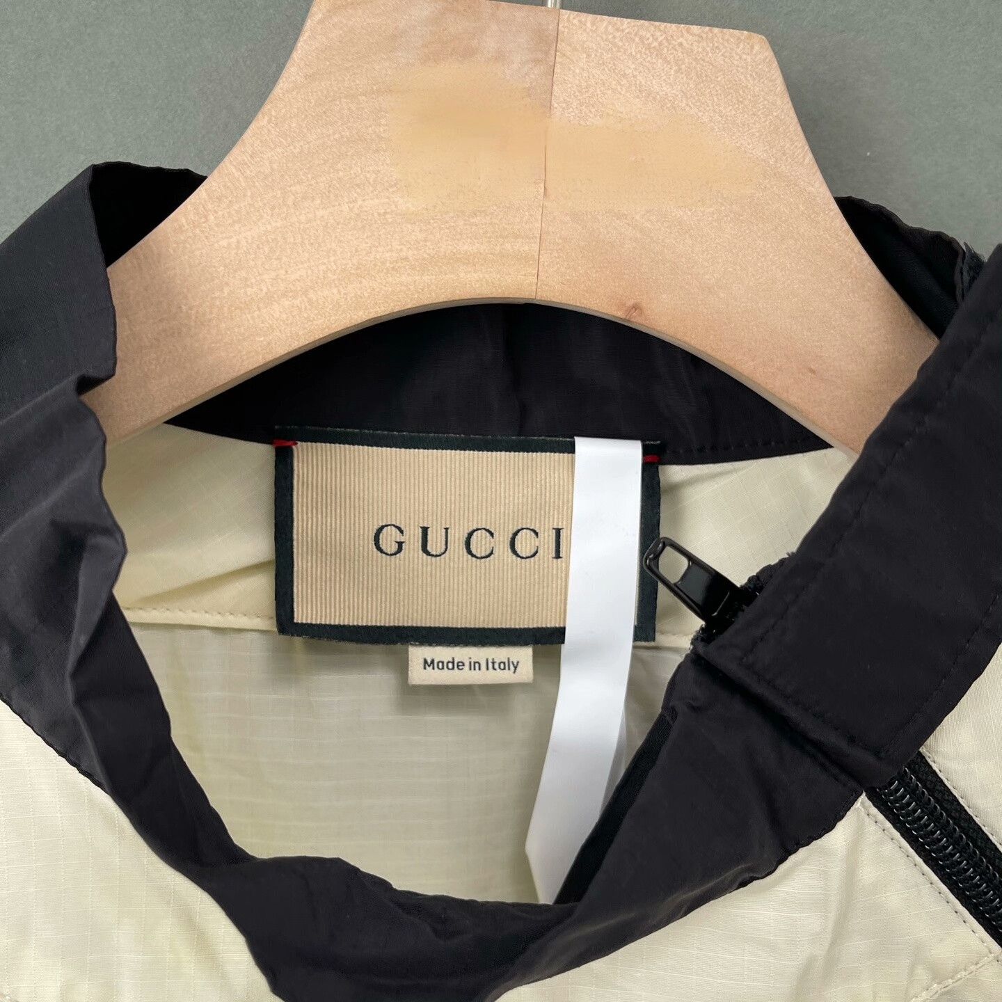 Gucci Gucci Beige Color-Block Nylon Windbreaker Size US XL / EU 56 / 4 - 3 Thumbnail