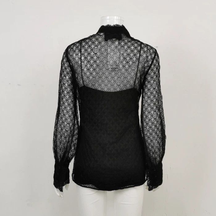 Gucci Gucci Cotton Solid Single-breasted Shirt Size S / US 4 / IT 40 - 2 Thumbnail