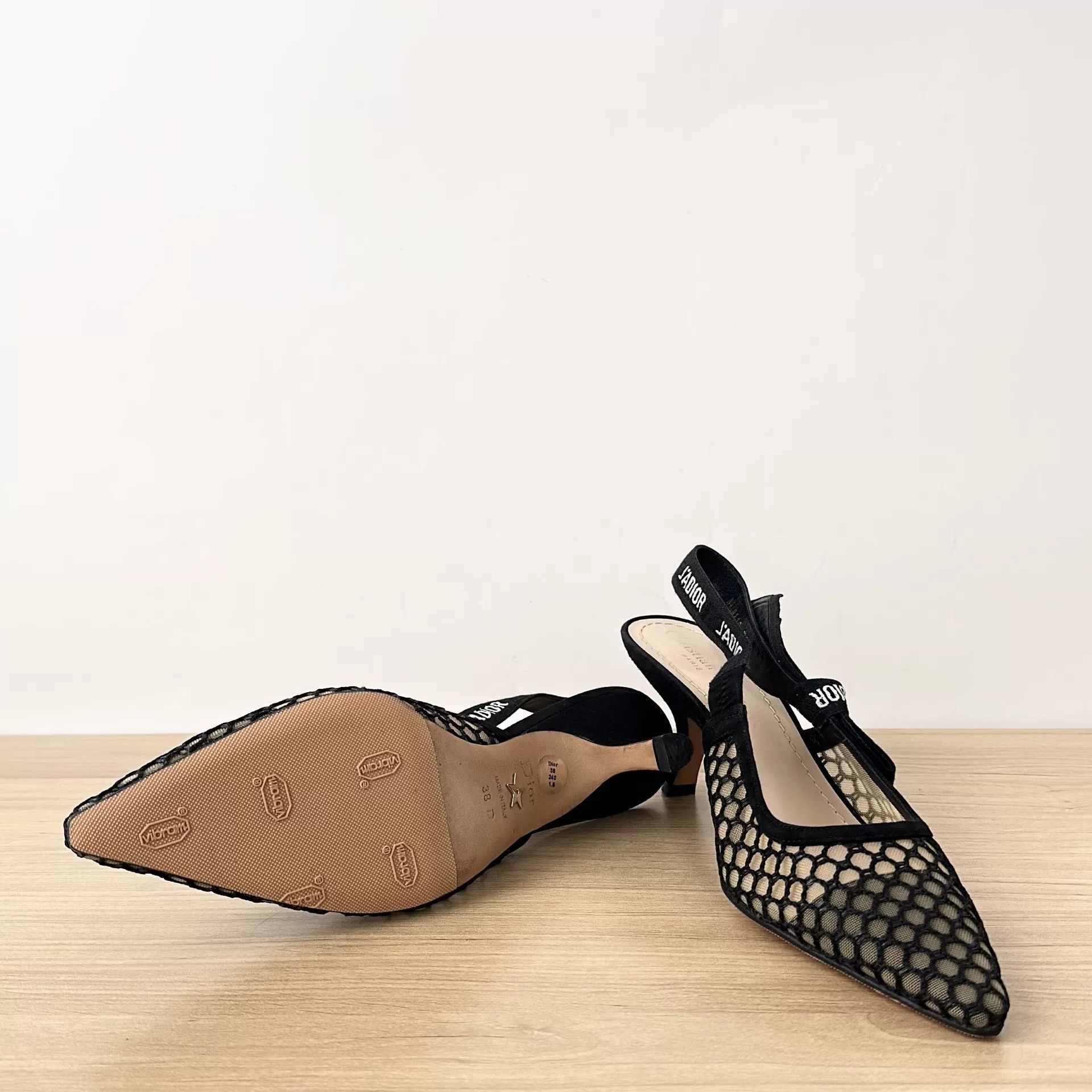 Dior Dior Mesh Kitten Heel Pumps Size 38 Size US 7 / IT 37 - 6 Thumbnail