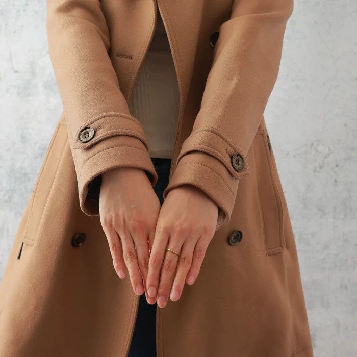 Burberry Burberry Wool Camel Coat Size S / US 4 / IT 40 - 5 Thumbnail