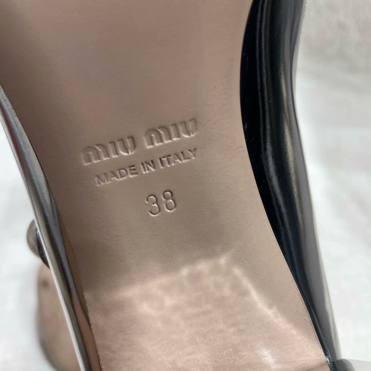 Miu Miu MIU MIU Metallic Block Heel High Heels Size US 7 / IT 37 - 7 Thumbnail