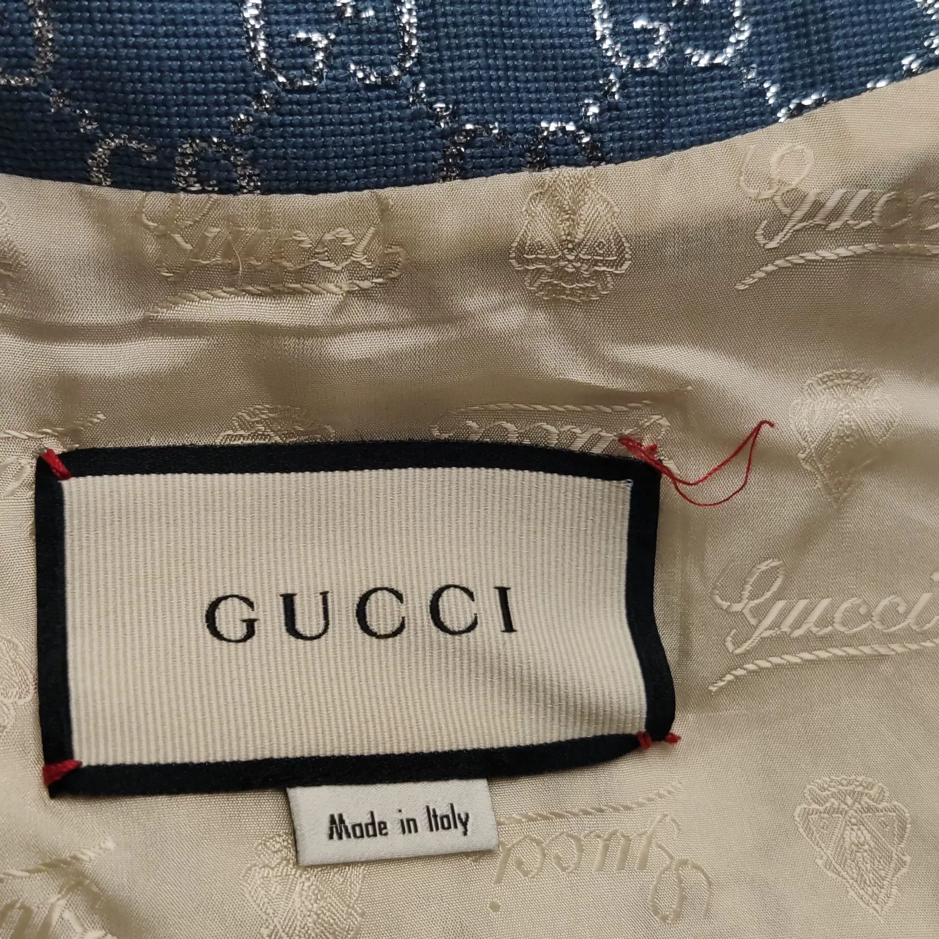 Gucci Gucci Double G Monogram Single-Breasted Lapel Coat Size S / US 4 / IT 40 - 9 Thumbnail