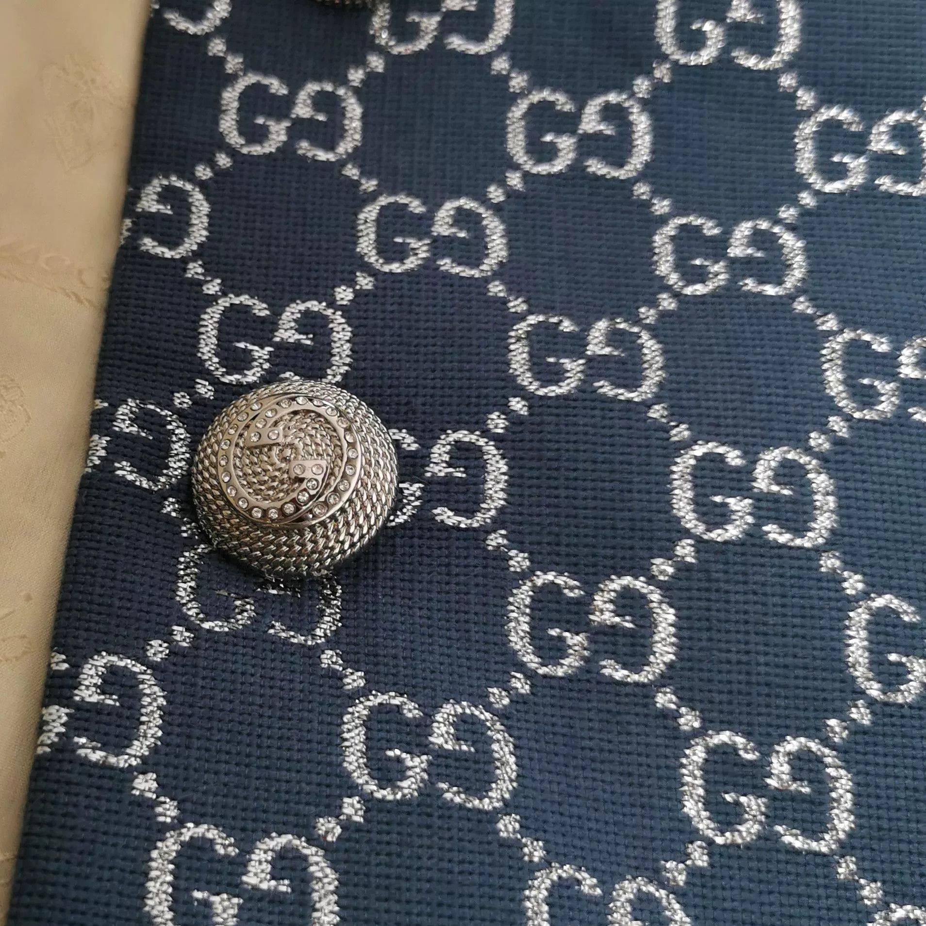 Gucci Gucci Double G Monogram Single-Breasted Lapel Coat Size S / US 4 / IT 40 - 3 Thumbnail