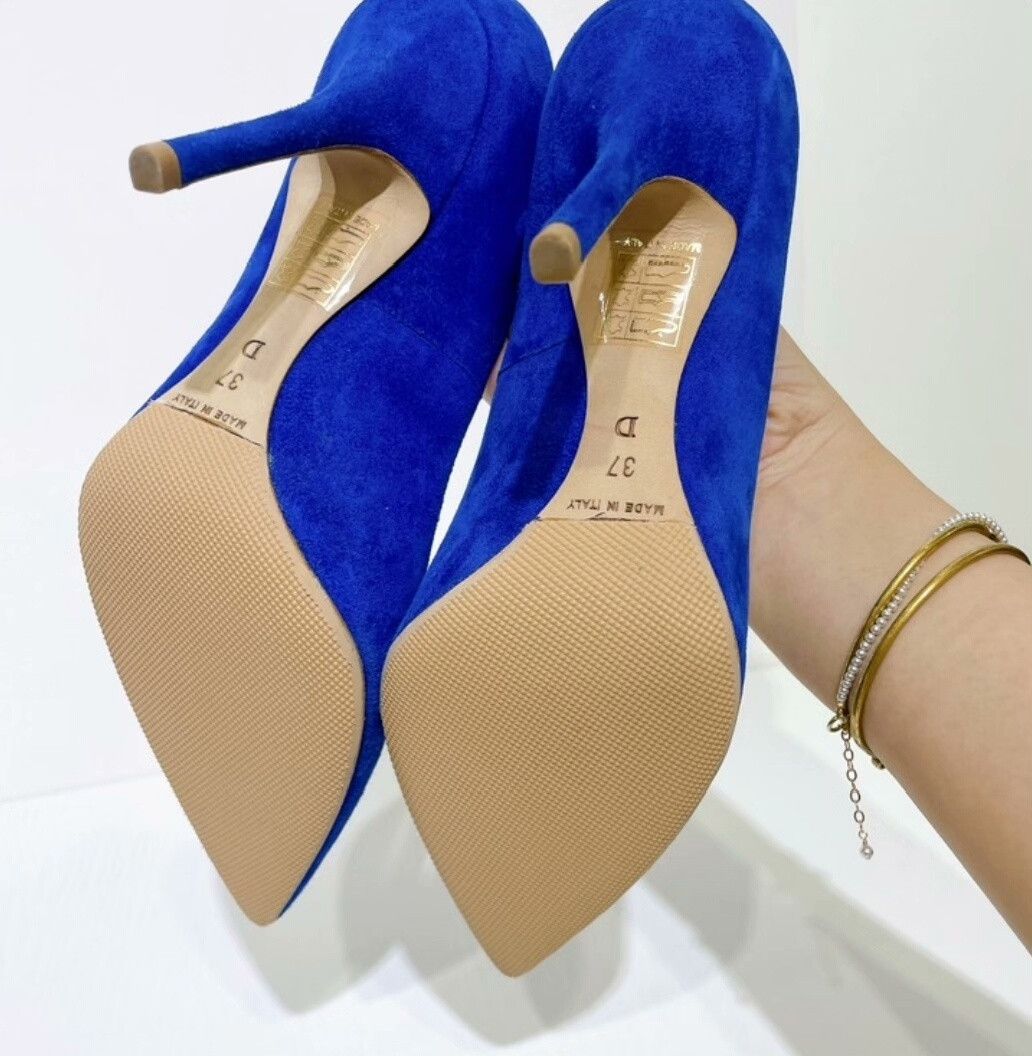 Dior Dior Royal Blue Suede High Heels Size 37 Size US 6 / IT 36 - 8 Thumbnail
