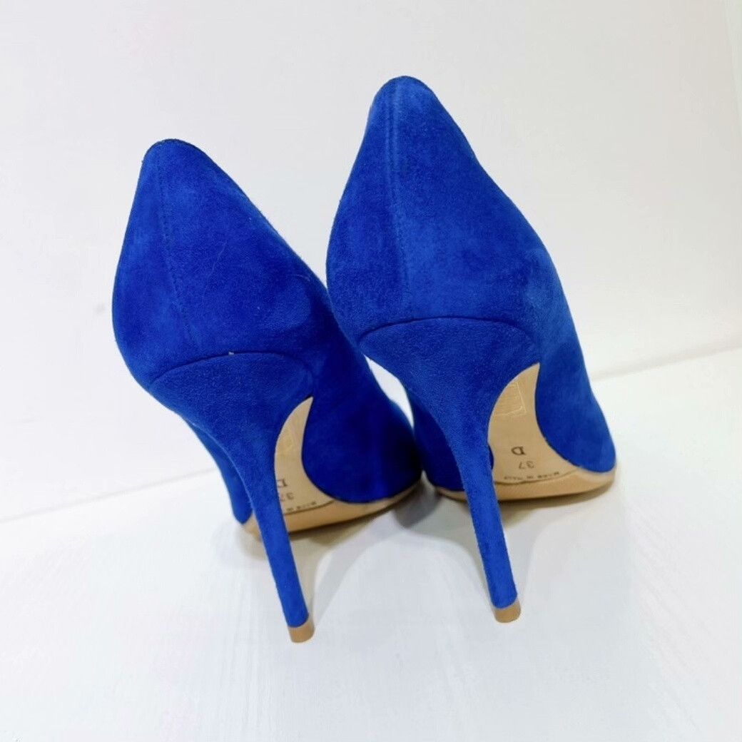 Dior Dior Royal Blue Suede High Heels Size 37 Size US 6 / IT 36 - 7 Thumbnail