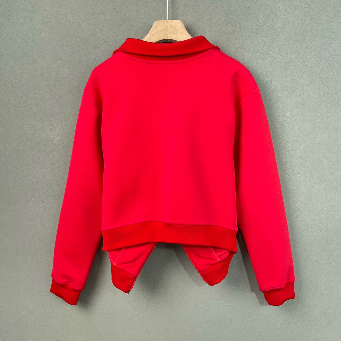 Balenciaga Balenciaga Red Sporty Stand Collar Jacket Size M / US 6-8 / IT 42-44 - 2 Thumbnail