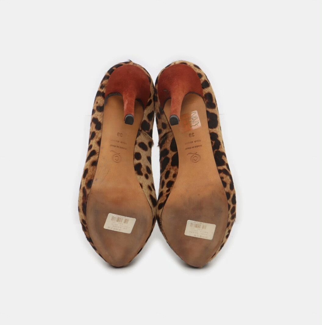 Alexander McQueen Alexander McQueen Women's Horsehair High Heels Size US 7 / IT 37 - 4 Thumbnail